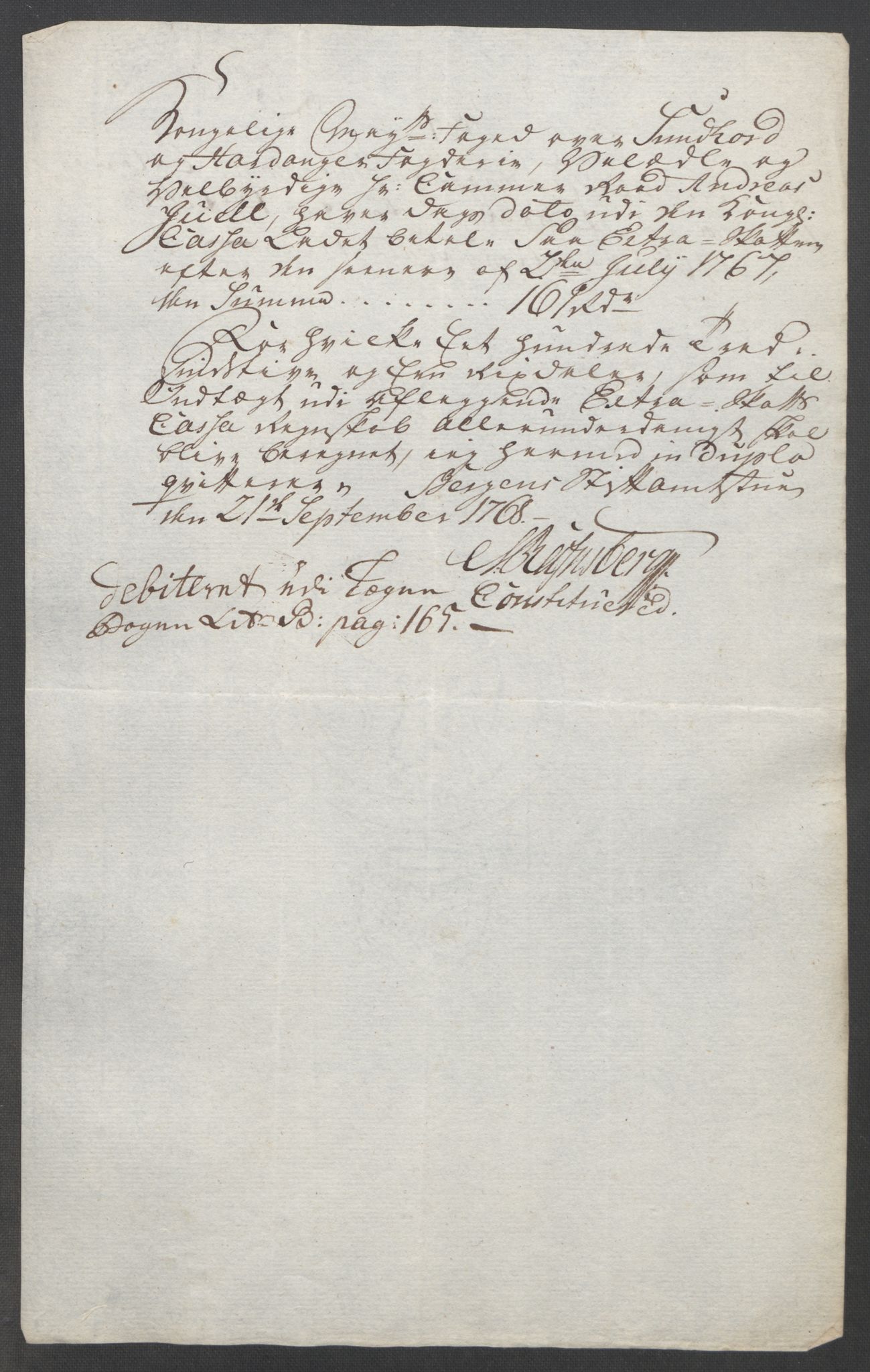 Rentekammeret inntil 1814, Reviderte regnskaper, Fogderegnskap, RA/EA-4092/R48/L3136: Ekstraskatten Sunnhordland og Hardanger, 1762-1772, p. 168
