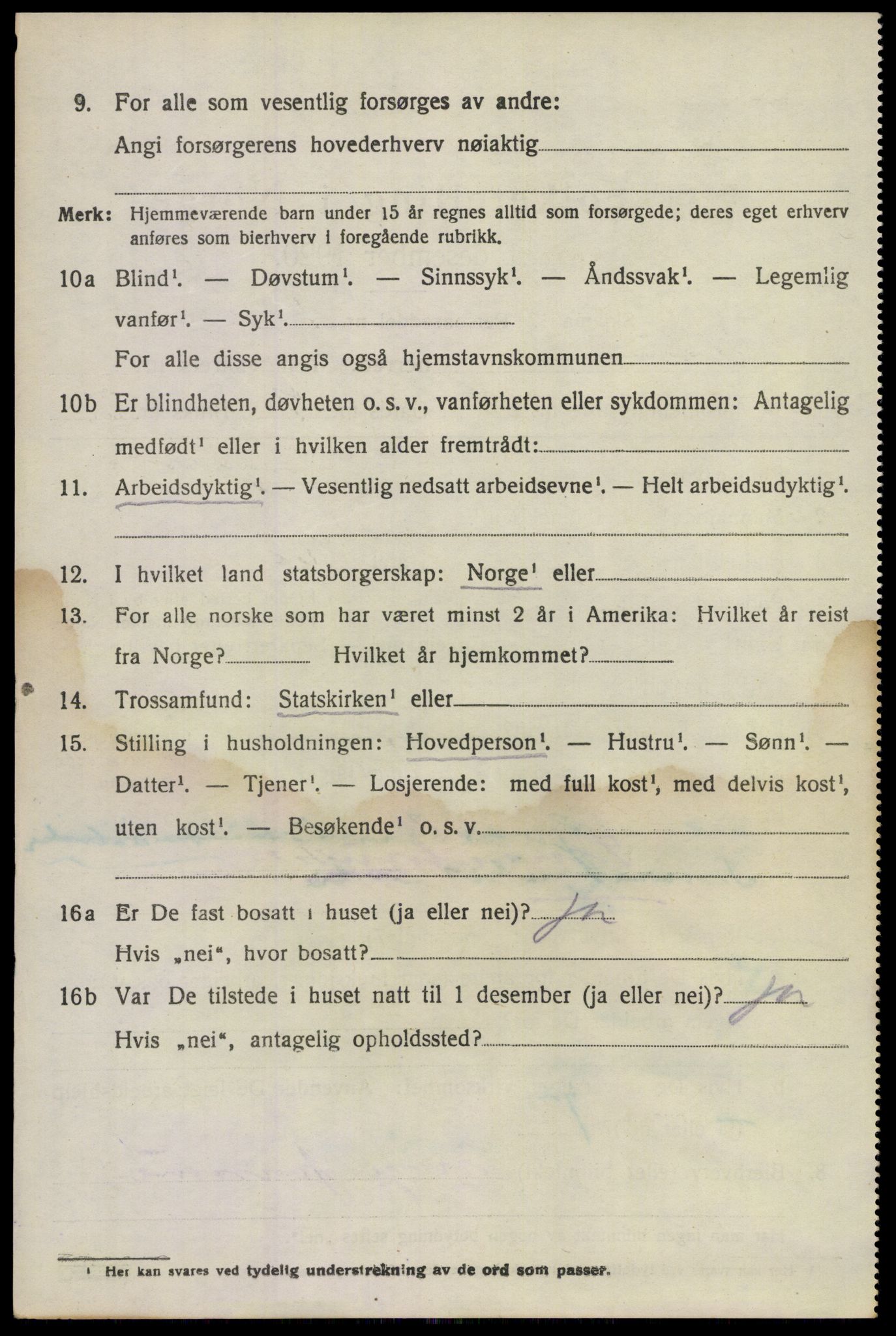 SAKO, 1920 census for Hurum, 1920, p. 5731