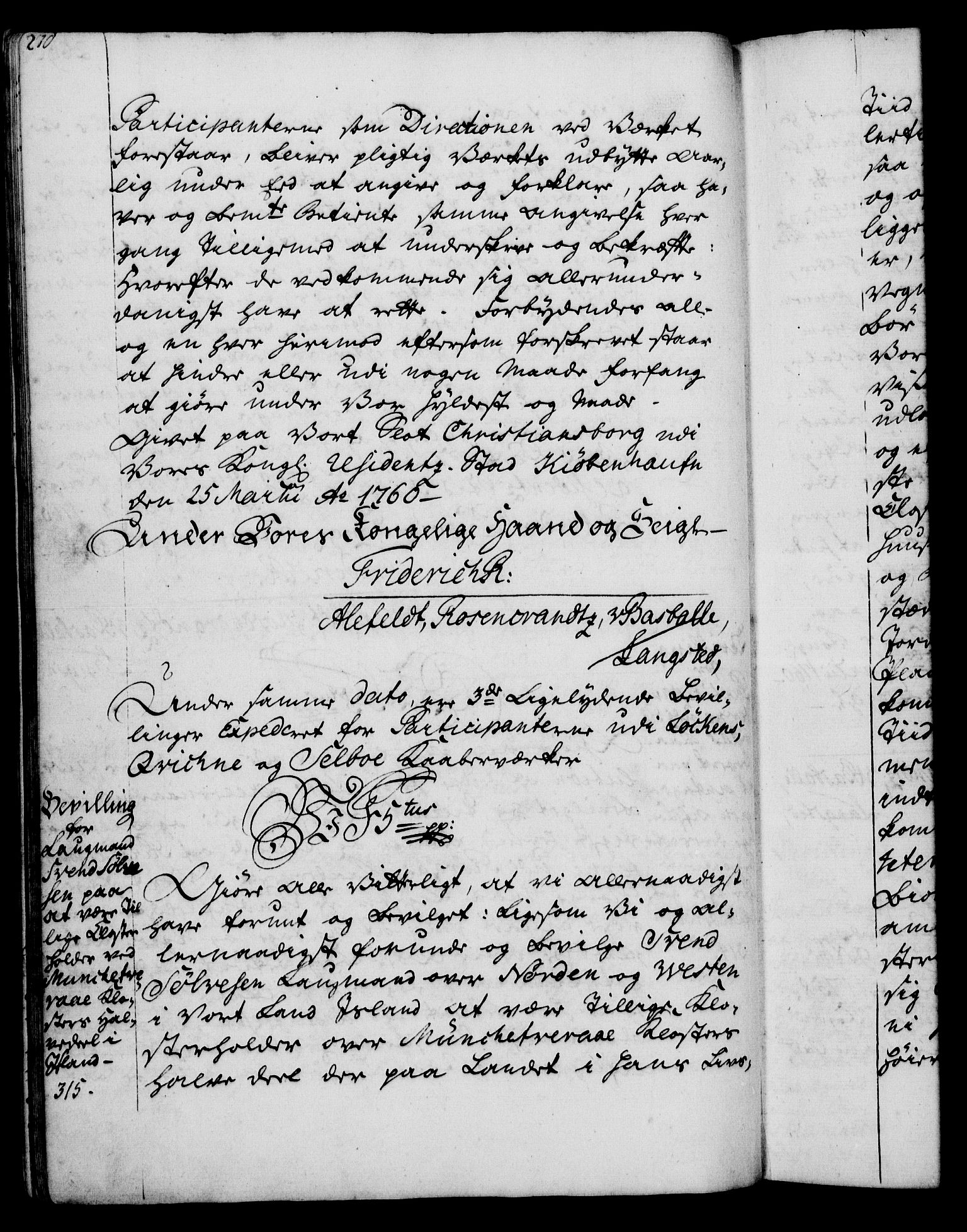 Rentekammeret, Kammerkanselliet, RA/EA-3111/G/Gg/Gga/L0007: Norsk ekspedisjonsprotokoll med register (merket RK 53.7), 1759-1768, p. 270