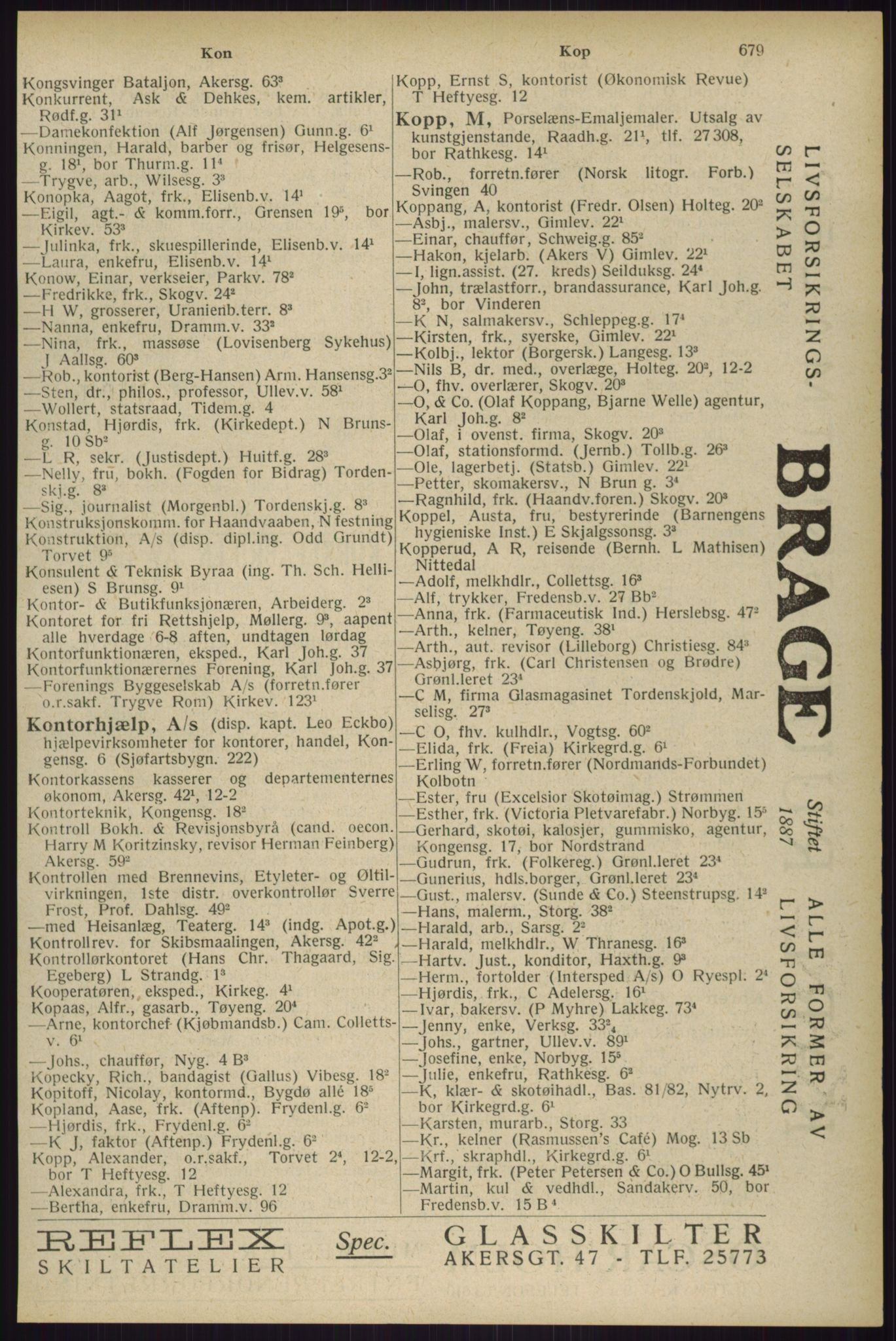 Kristiania/Oslo adressebok, PUBL/-, 1929, p. 679