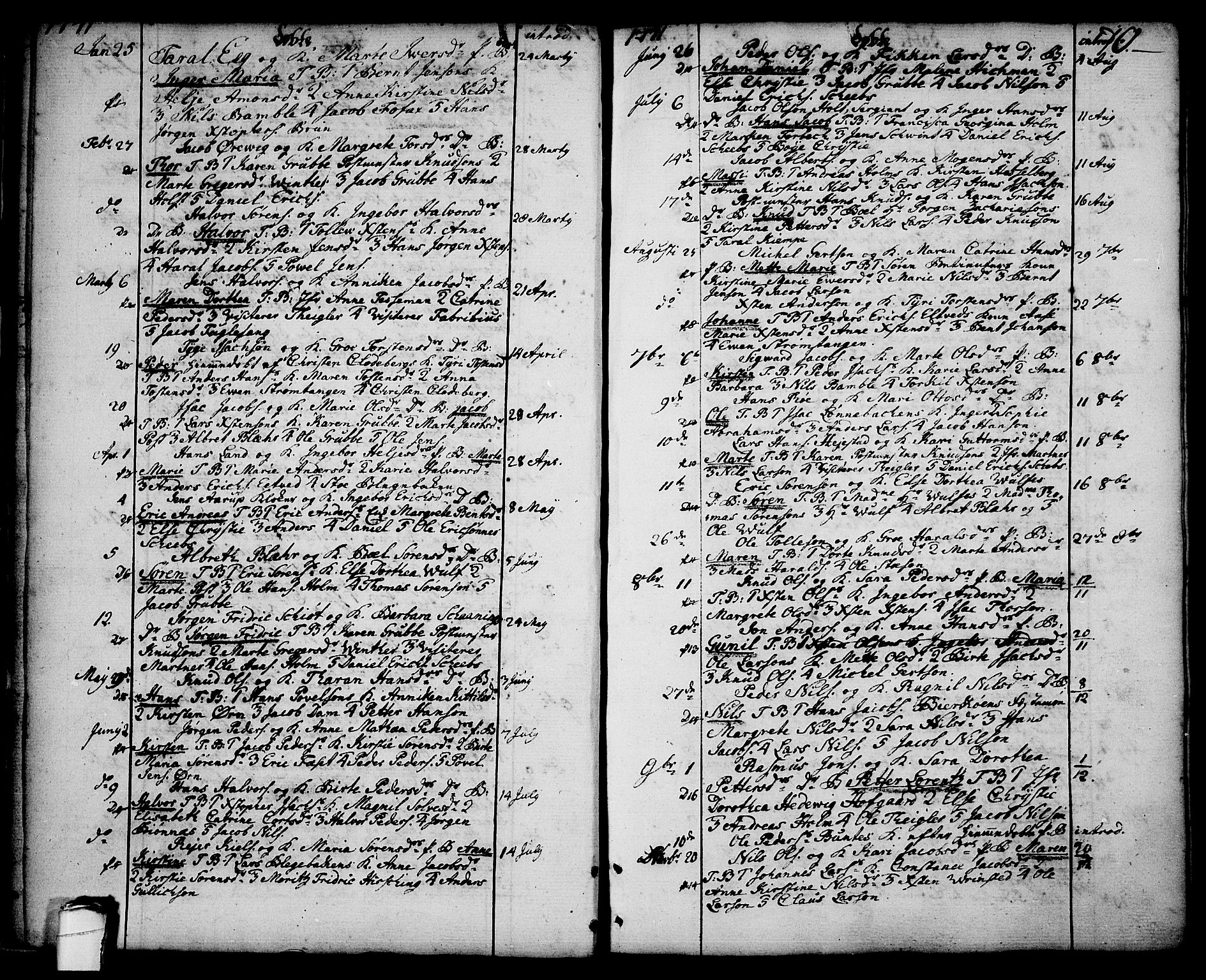 Brevik kirkebøker, AV/SAKO-A-255/F/Fa/L0003: Parish register (official) no. 3, 1764-1814, p. 10