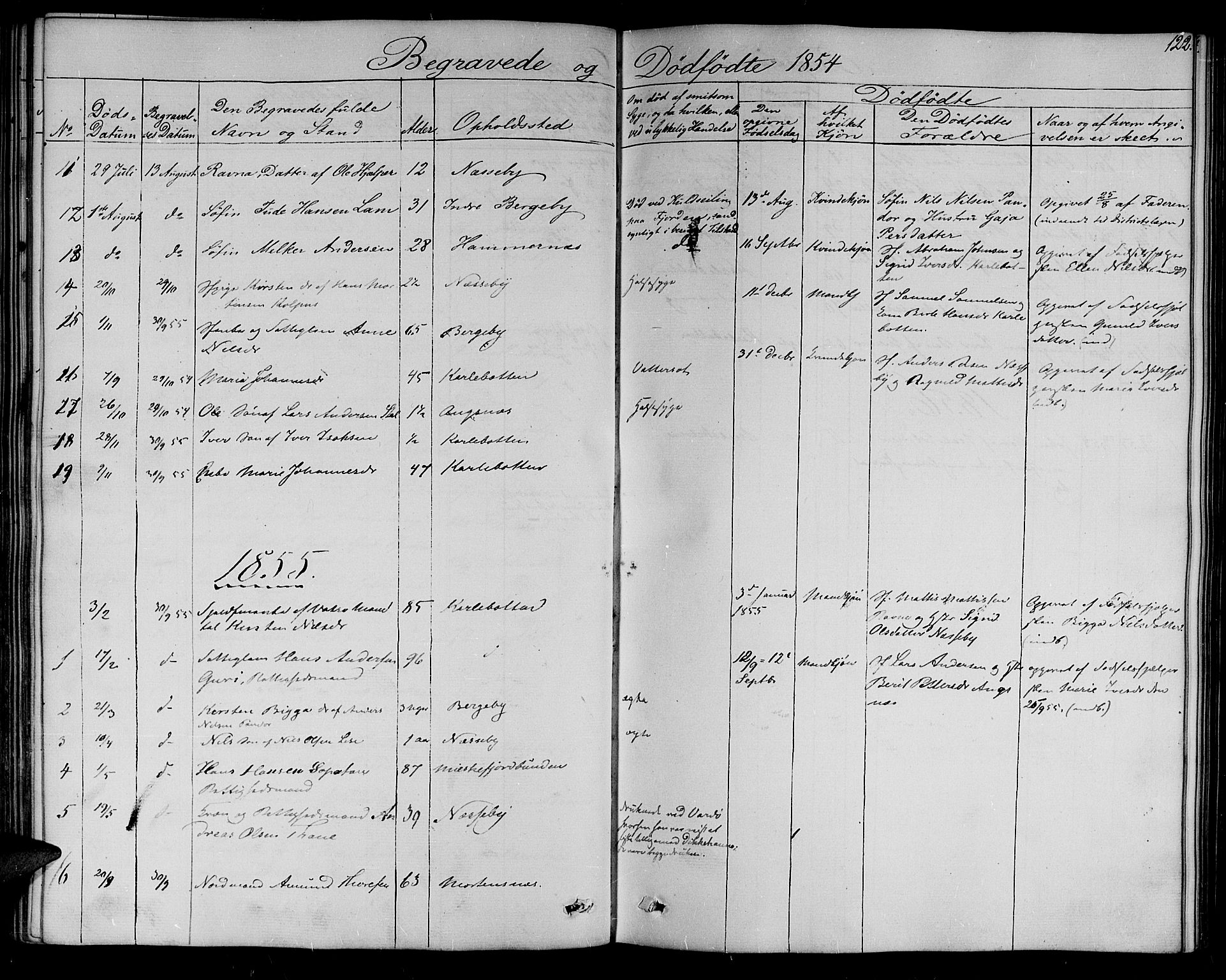 Nesseby sokneprestkontor, SATØ/S-1330/H/Ha/L0001kirke: Parish register (official) no. 1, 1838-1855, p. 122