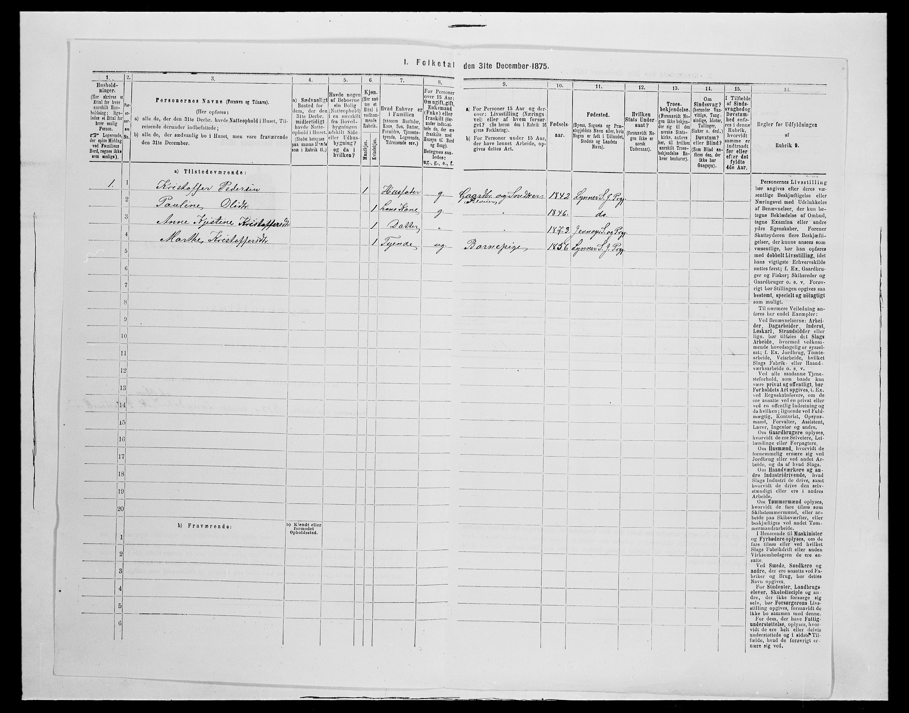 SAH, 1875 census for 0532P Jevnaker, 1875, p. 1202