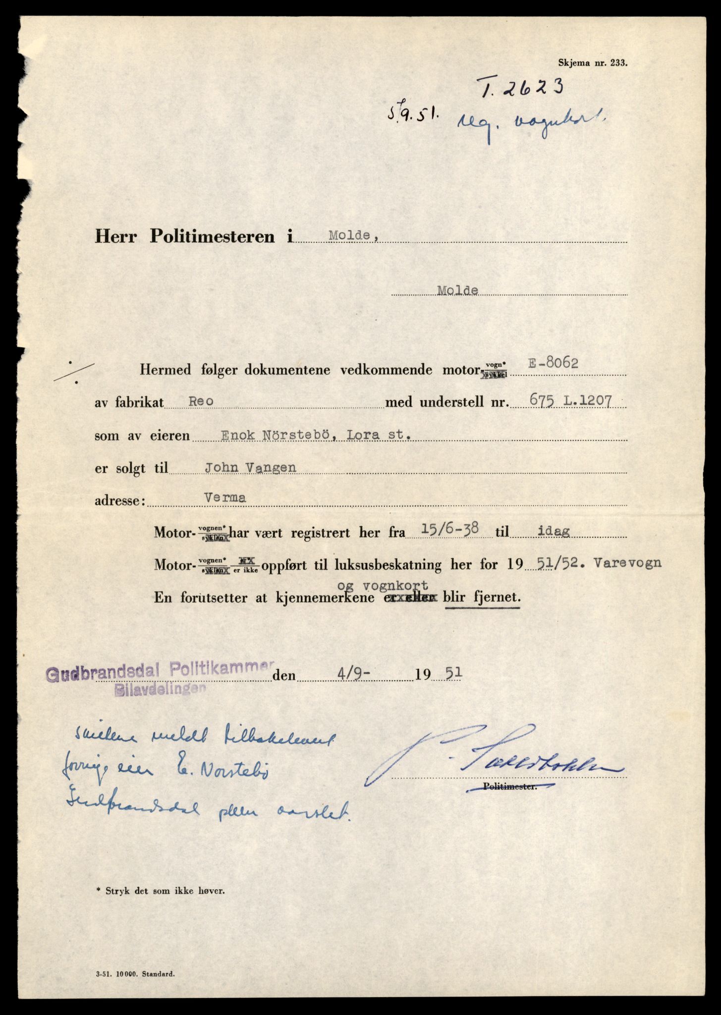 Møre og Romsdal vegkontor - Ålesund trafikkstasjon, AV/SAT-A-4099/F/Fe/L0046: Registreringskort for kjøretøy T 14445 - T 14579, 1927-1998