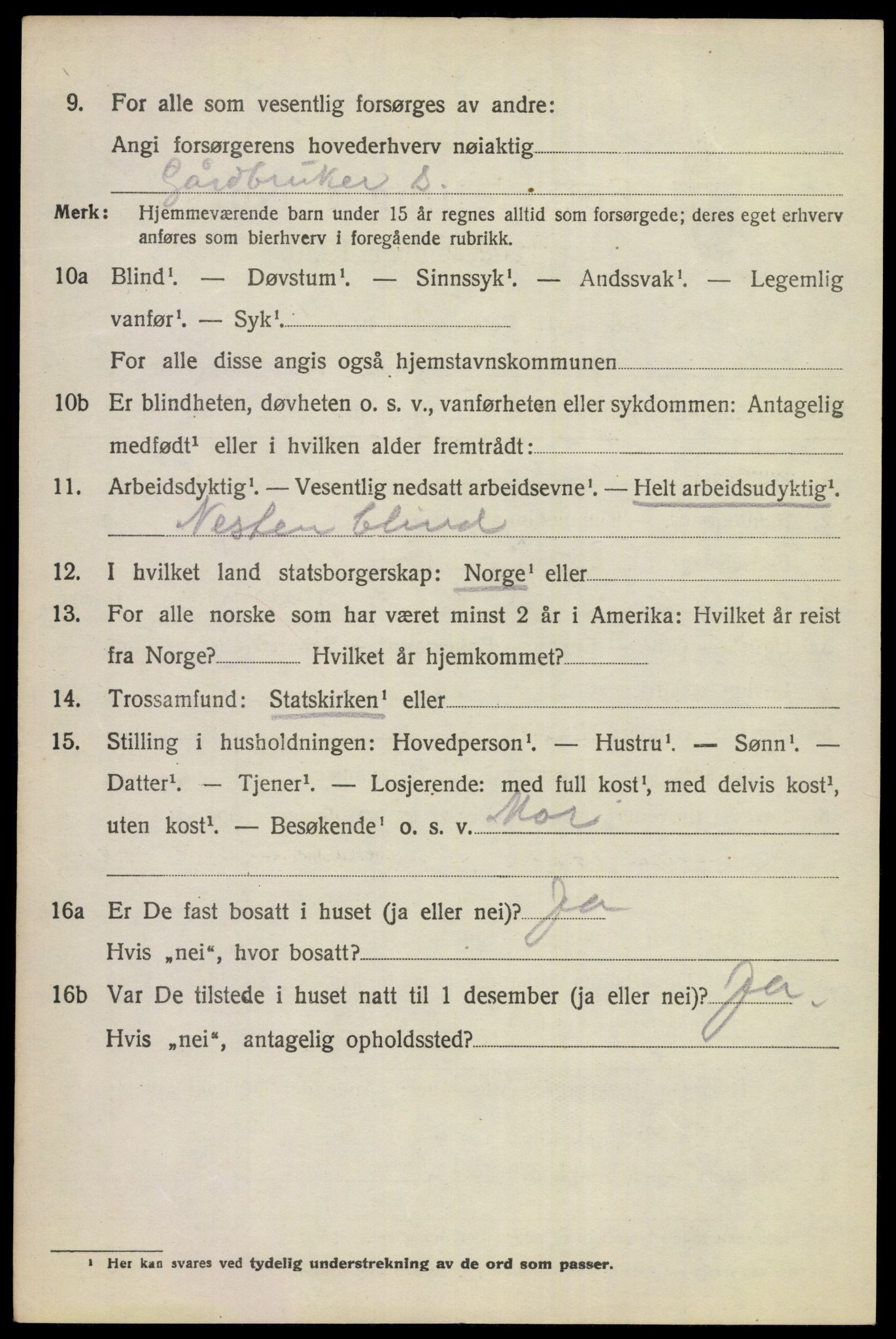 SAKO, 1920 census for Norderhov, 1920, p. 18509