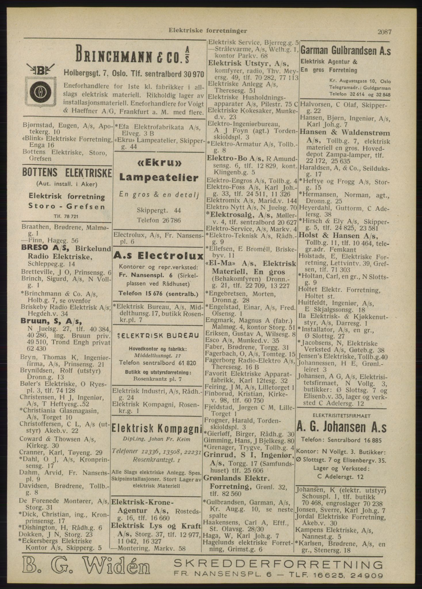 Kristiania/Oslo adressebok, PUBL/-, 1946, p. 2087