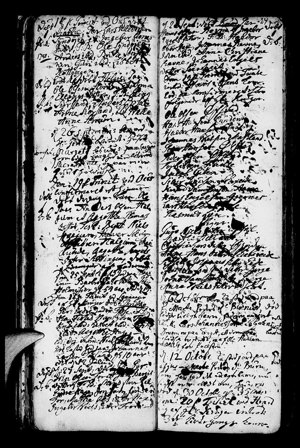 Os sokneprestembete, AV/SAB-A-99929: Parish register (official) no. A 10, 1779-1788, p. 24