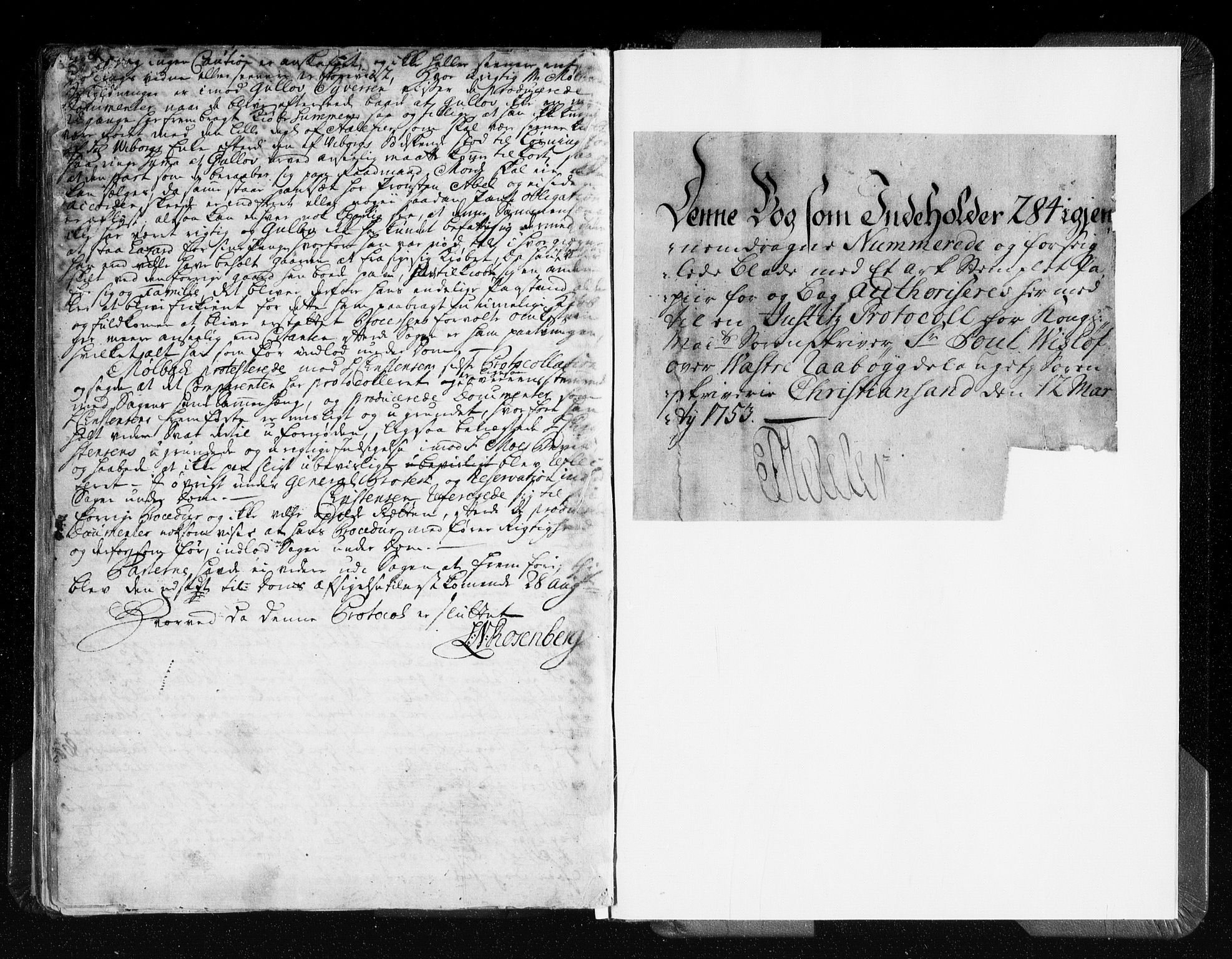 Setesdal sorenskriveri, SAK/1221-0011/F/Fa/L0012: Tingbok nr 7, 1753-1762, p. 284b-285a