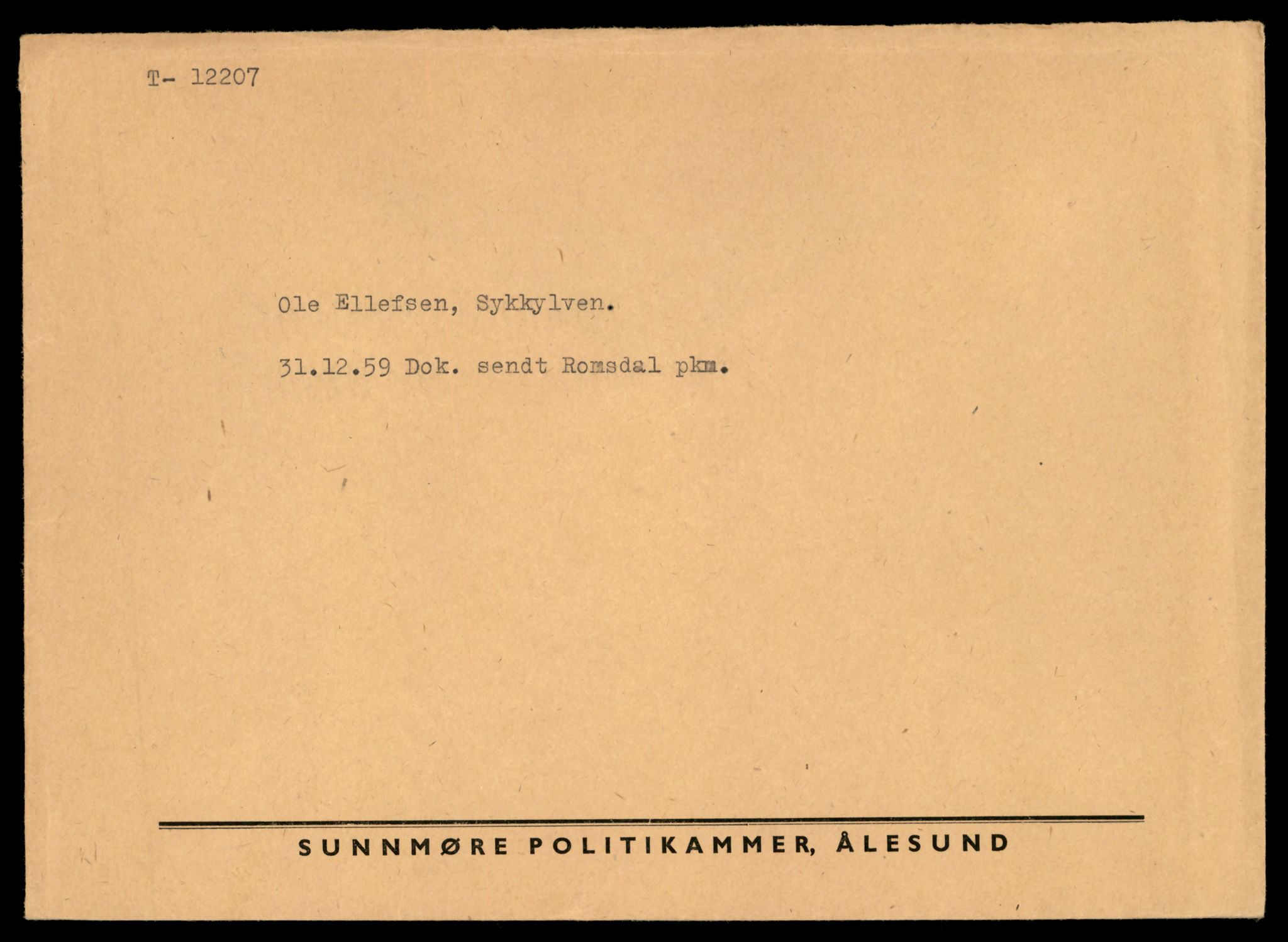 Møre og Romsdal vegkontor - Ålesund trafikkstasjon, AV/SAT-A-4099/F/Fe/L0033: Registreringskort for kjøretøy T 12151 - T 12474, 1927-1998, p. 1489