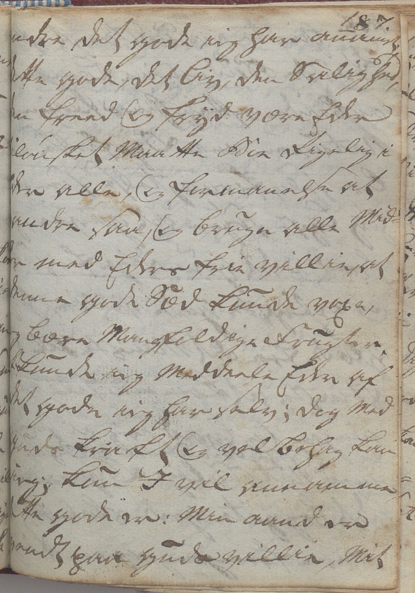 Heggtveitsamlingen, TMF/A-1007/H/L0047/0005: Kopibøker, brev etc.  / "MF I"(Kopibok frå Heggtveits samling), 1800-1823, p. 187