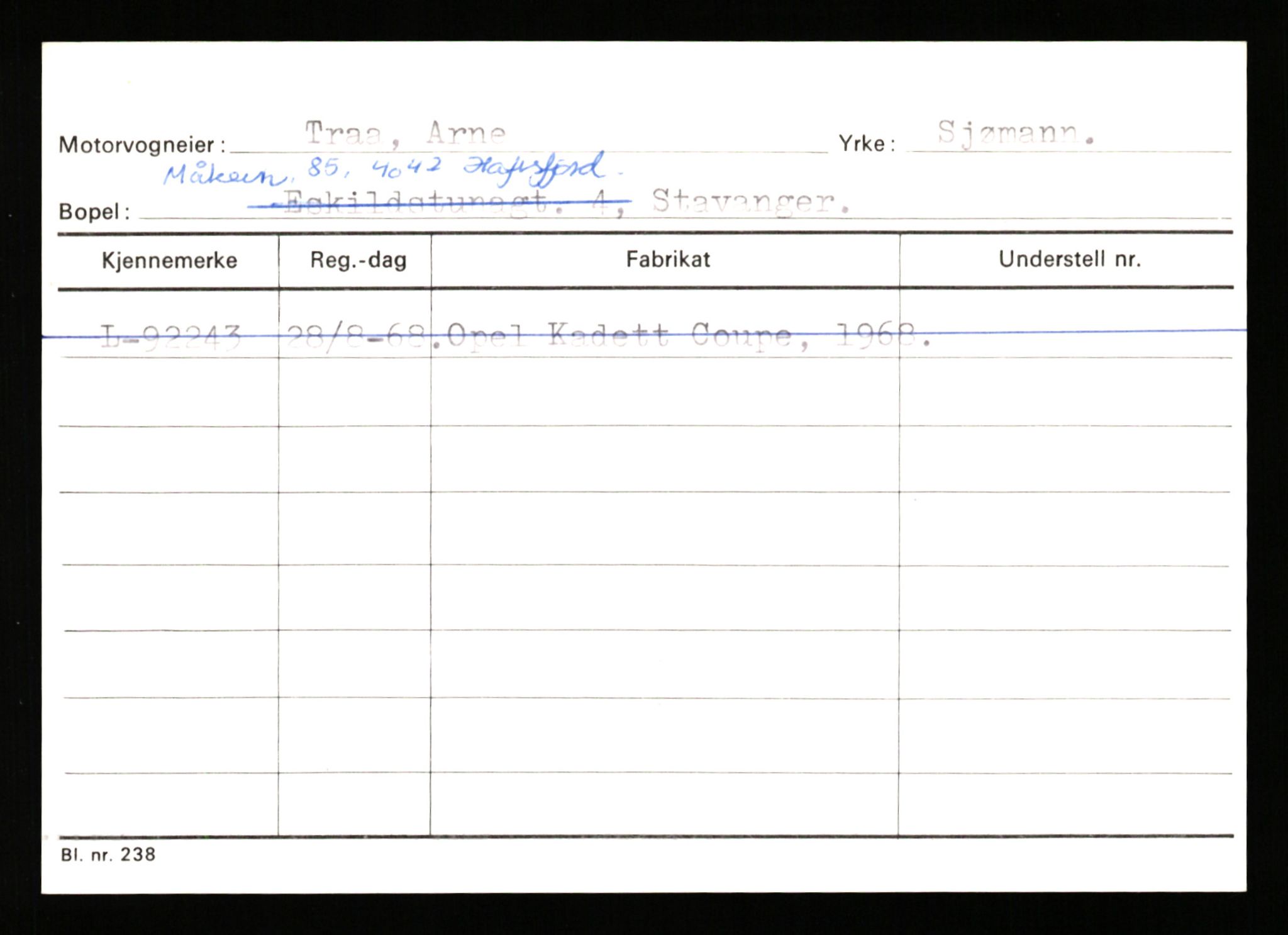 Stavanger trafikkstasjon, AV/SAST-A-101942/0/H/L0040: Torstensen - Ueland, 1930-1971, p. 573