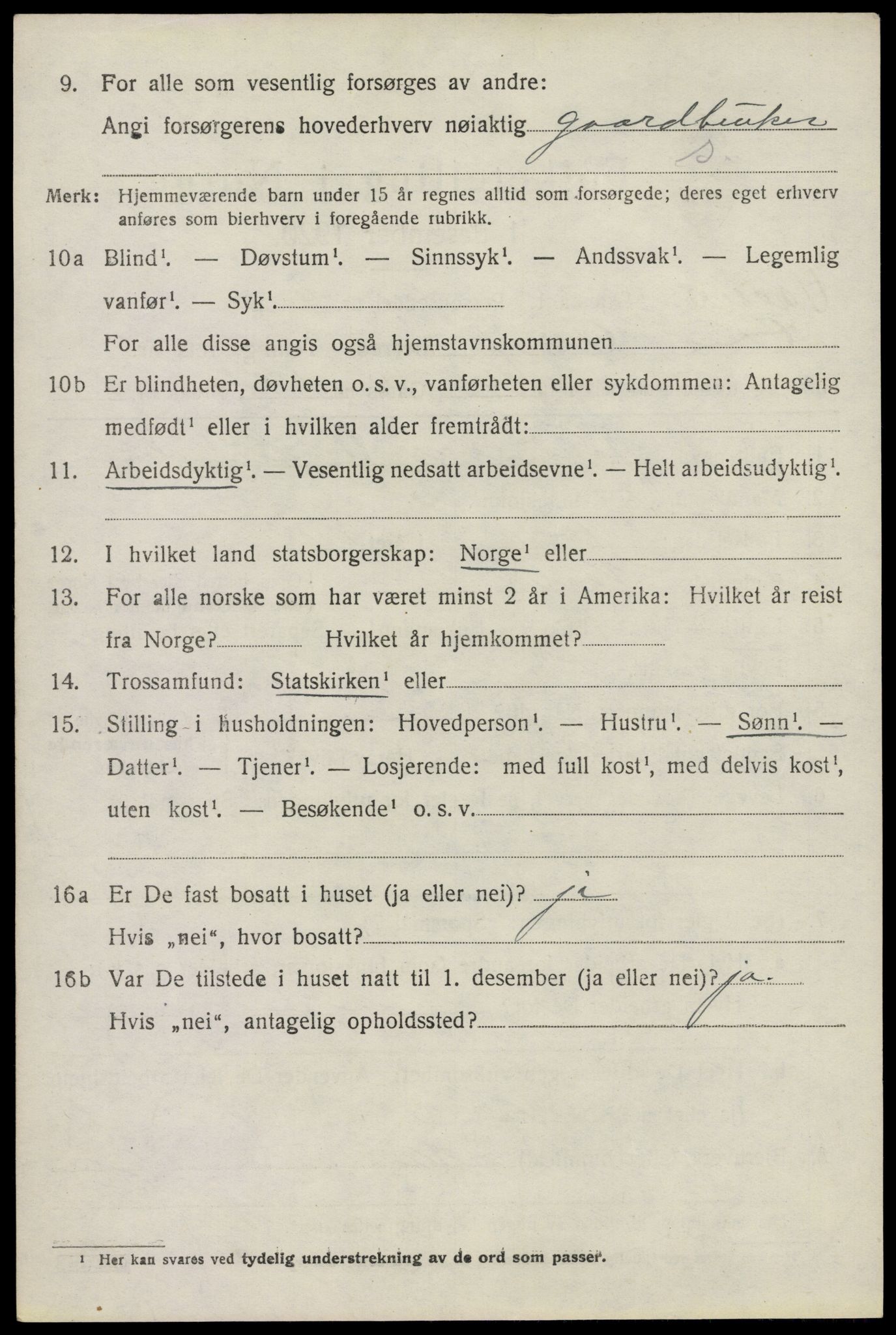 SAO, 1920 census for Våler, 1920, p. 2515