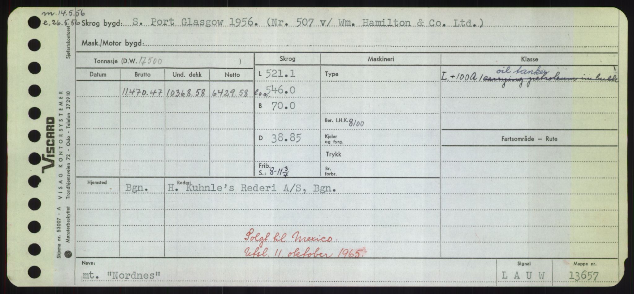 Sjøfartsdirektoratet med forløpere, Skipsmålingen, AV/RA-S-1627/H/Hd/L0026: Fartøy, N-Norhol, p. 531
