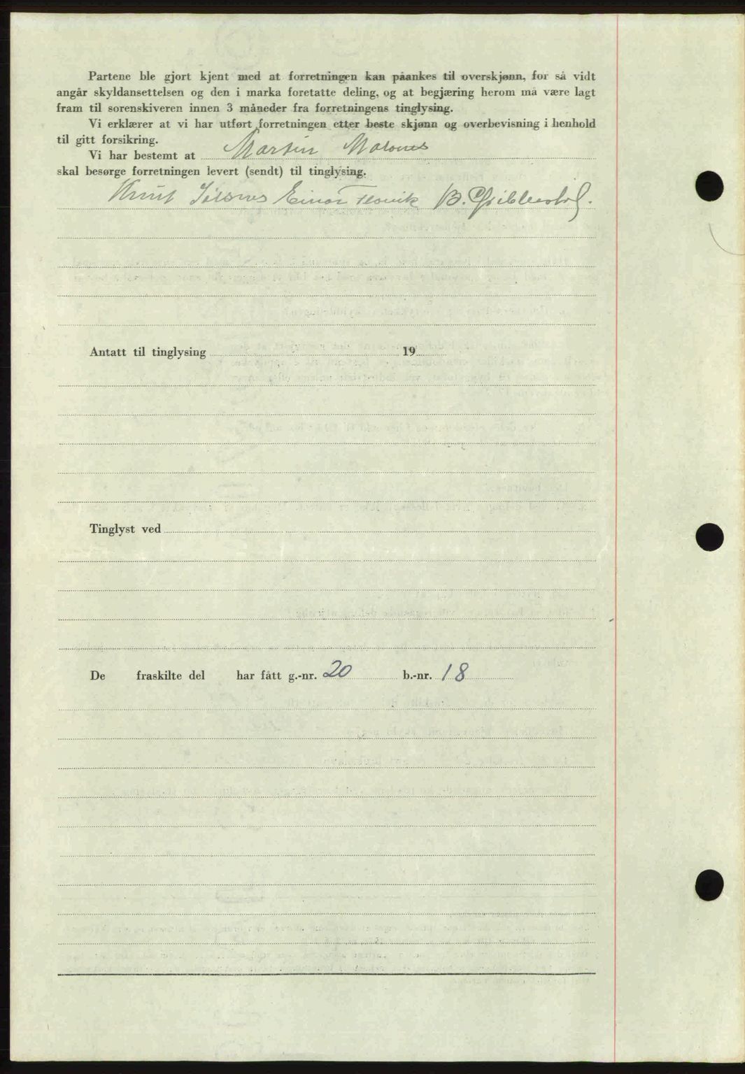 Romsdal sorenskriveri, AV/SAT-A-4149/1/2/2C: Mortgage book no. A21, 1946-1946, Diary no: : 1959/1946