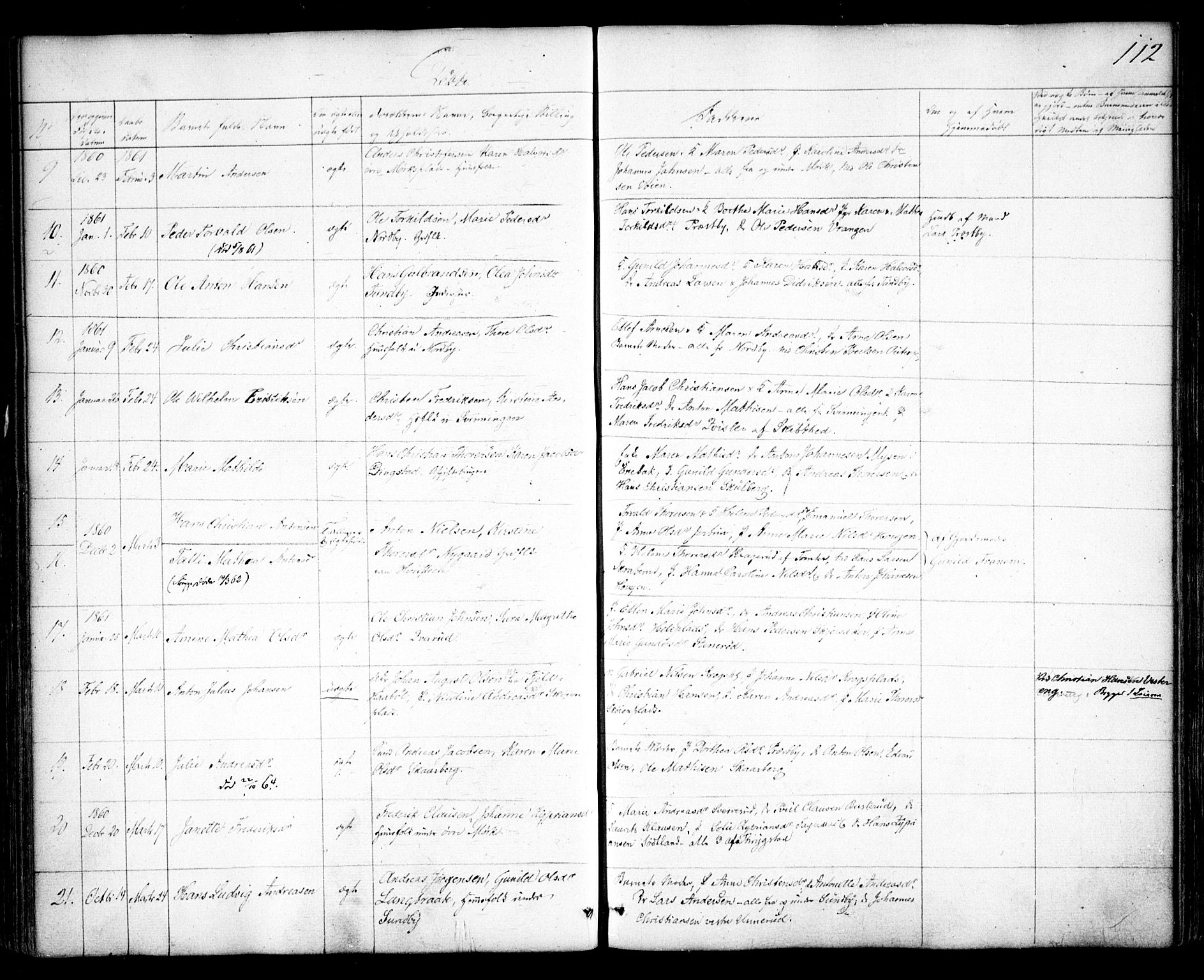 Spydeberg prestekontor Kirkebøker, AV/SAO-A-10924/F/Fa/L0005: Parish register (official) no. I 5, 1842-1862, p. 112