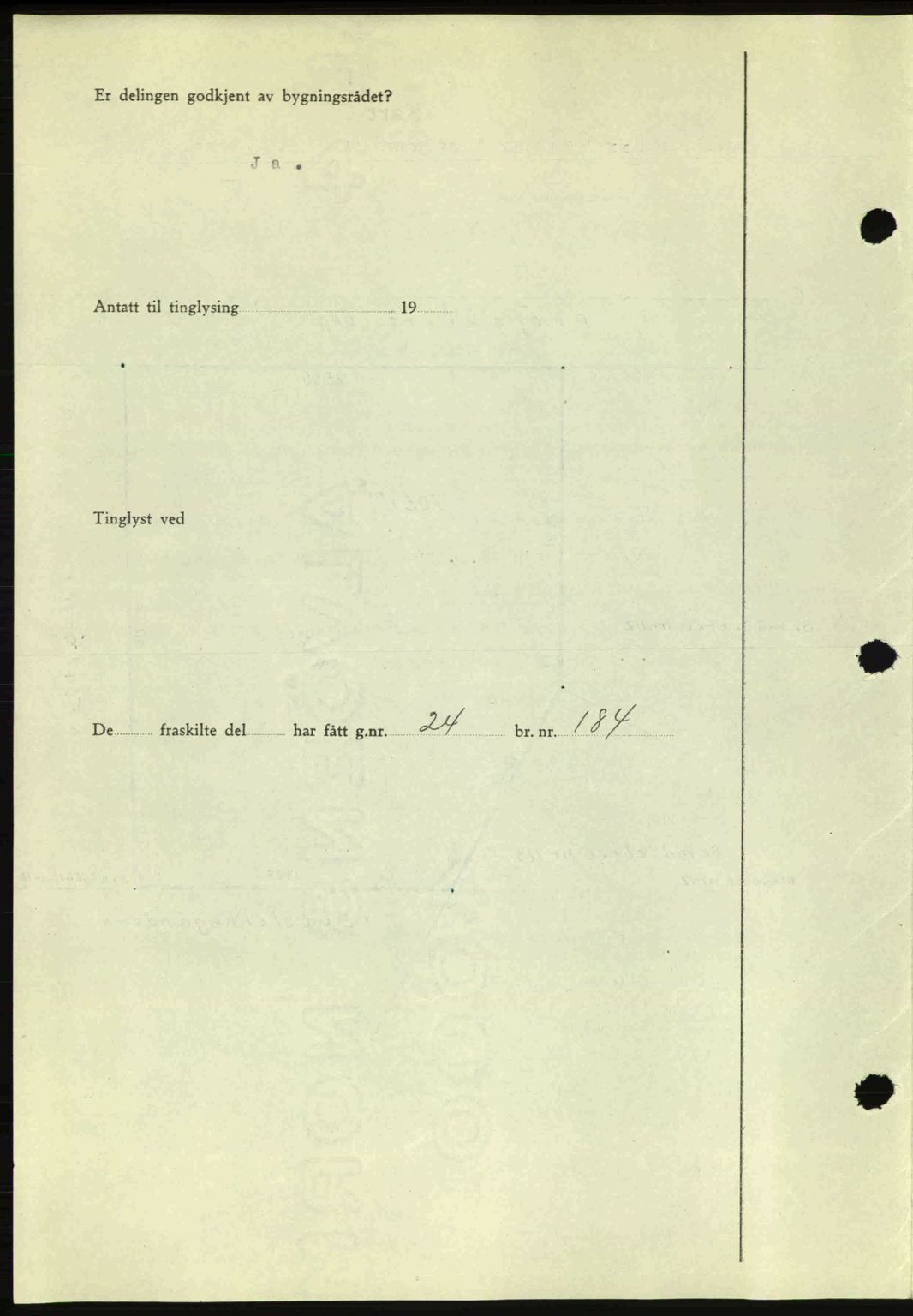 Romsdal sorenskriveri, AV/SAT-A-4149/1/2/2C: Mortgage book no. A11, 1941-1942, Diary no: : 317/1942