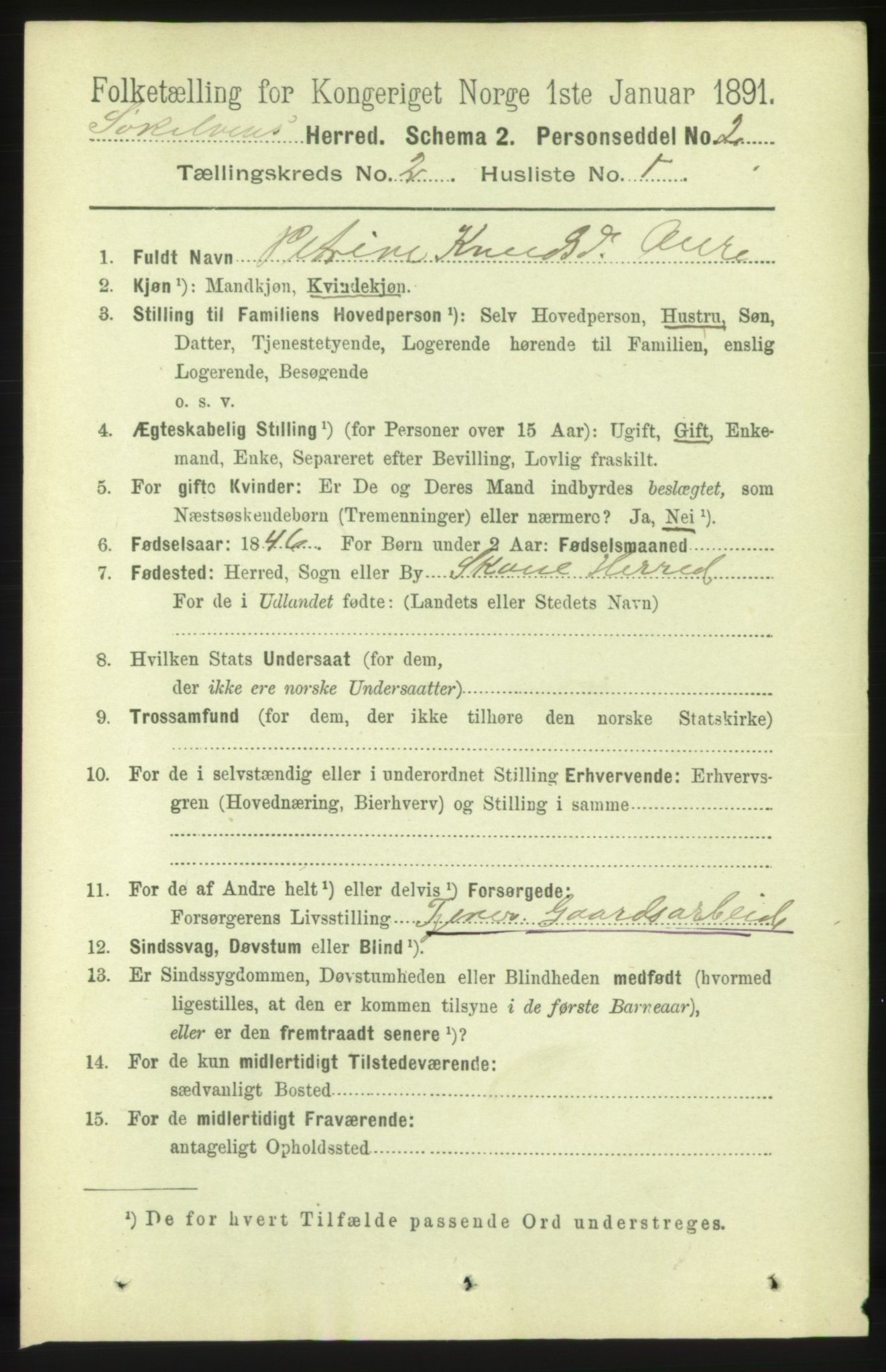 RA, 1891 census for 1528 Sykkylven, 1891, p. 840