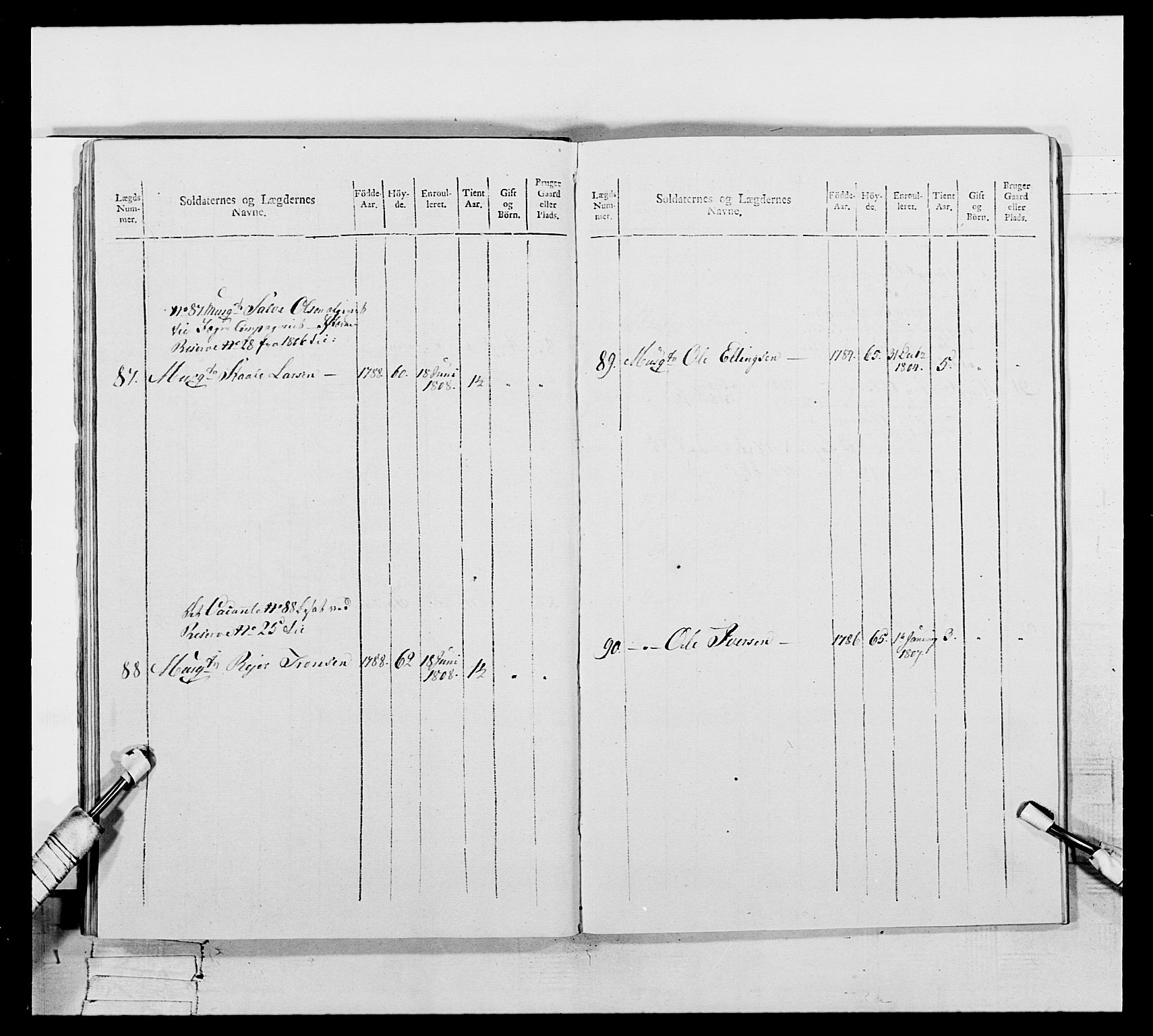 Generalitets- og kommissariatskollegiet, Det kongelige norske kommissariatskollegium, AV/RA-EA-5420/E/Eh/L0111: Vesterlenske nasjonale infanteriregiment, 1810, p. 30