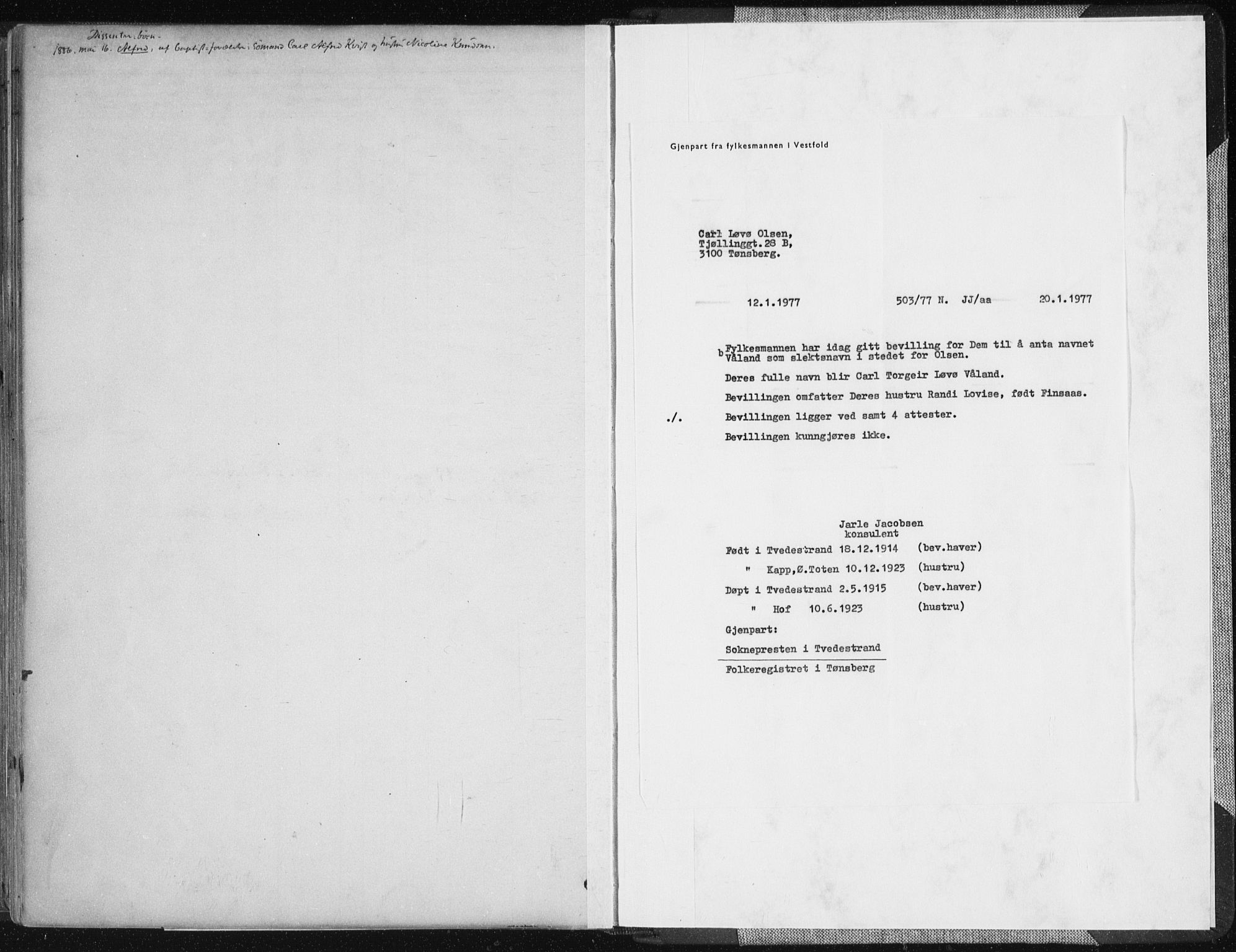 Tvedestrand sokneprestkontor, SAK/1111-0042/F/Fa/L0001: Parish register (official) no. A 1, 1885-1916