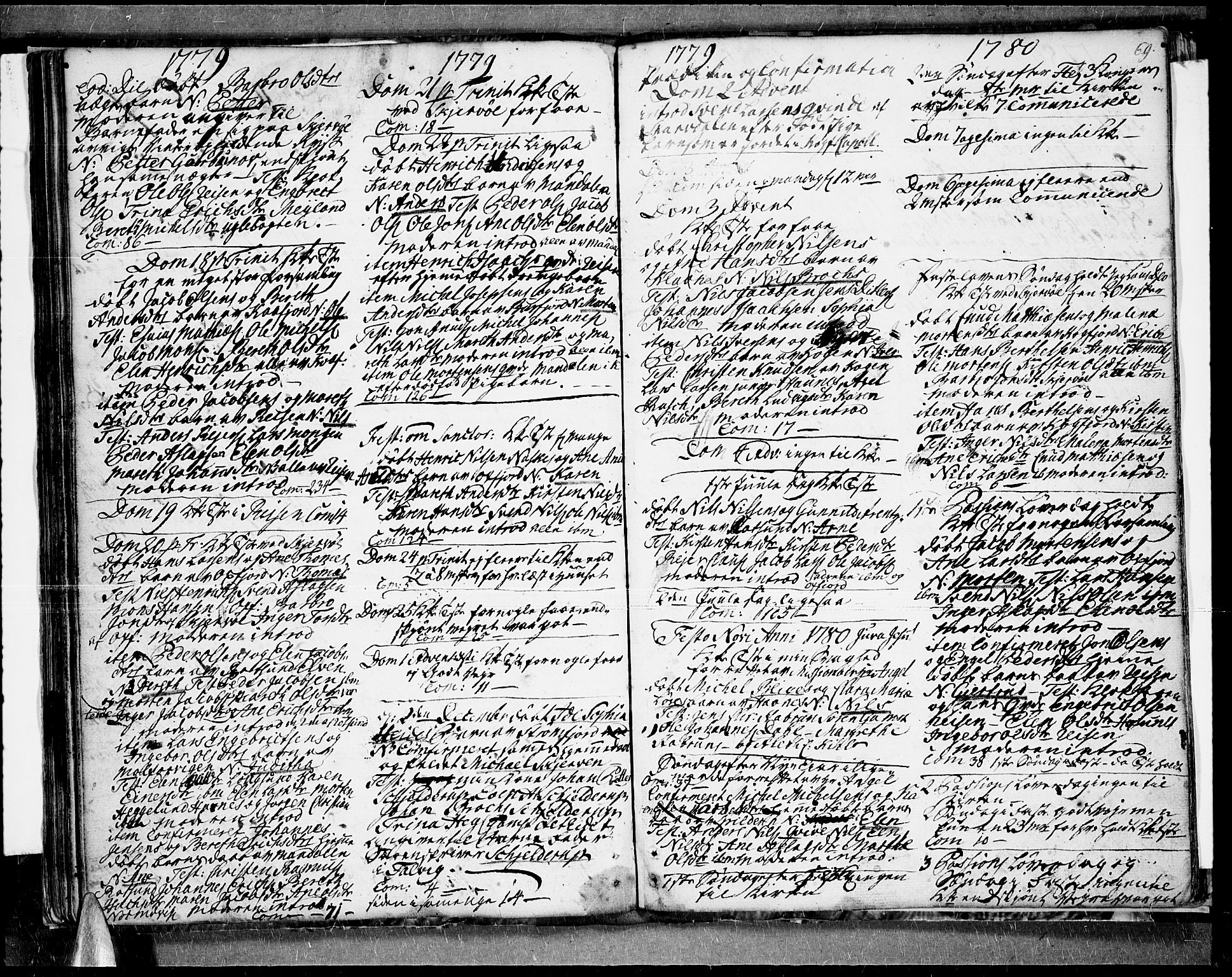 Skjervøy sokneprestkontor, SATØ/S-1300/H/Ha/Haa/L0001kirke: Parish register (official) no. 1, 1748-1780, p. 69