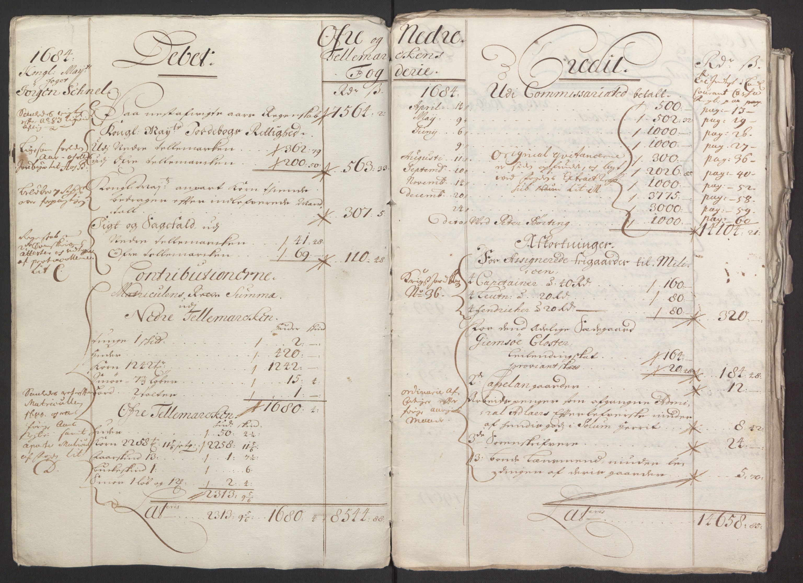 Rentekammeret inntil 1814, Reviderte regnskaper, Fogderegnskap, RA/EA-4092/R35/L2075: Fogderegnskap Øvre og Nedre Telemark, 1680-1684, p. 17