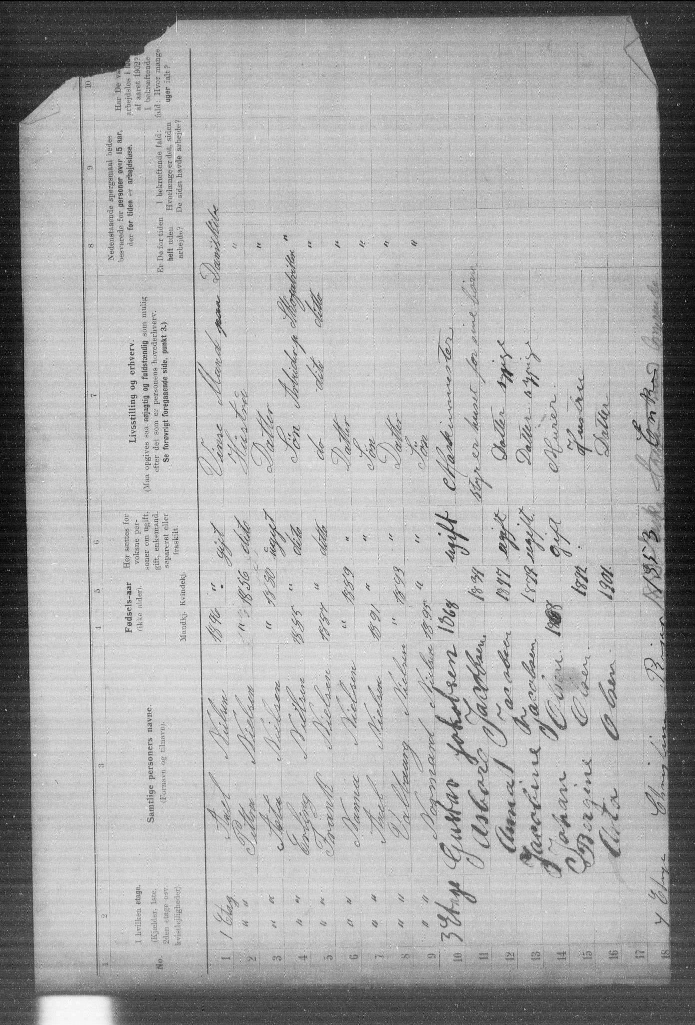 OBA, Municipal Census 1902 for Kristiania, 1902, p. 23887