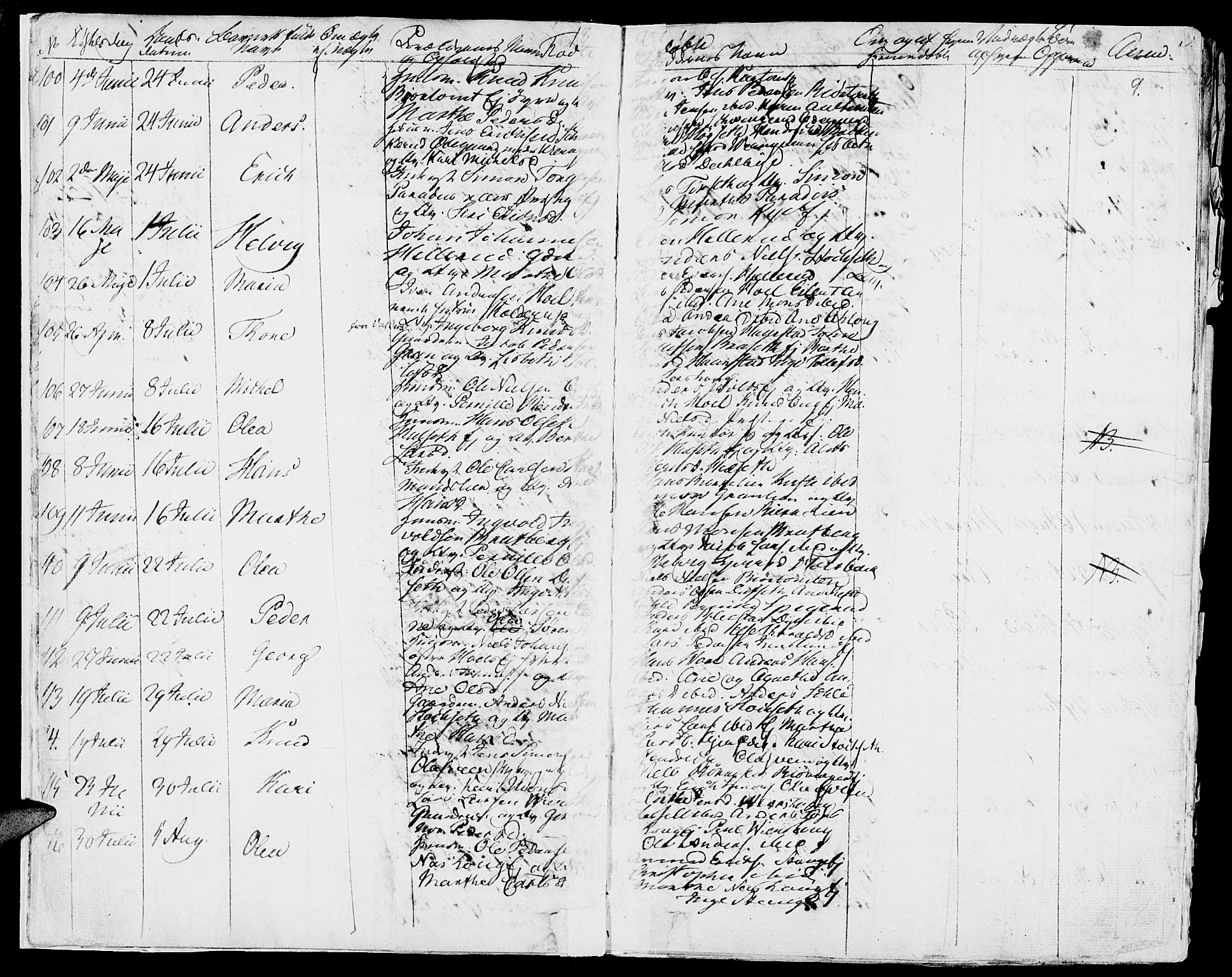 Vang prestekontor, Hedmark, SAH/PREST-008/H/Ha/Haa/L0009: Parish register (official) no. 9, 1826-1841, p. 9