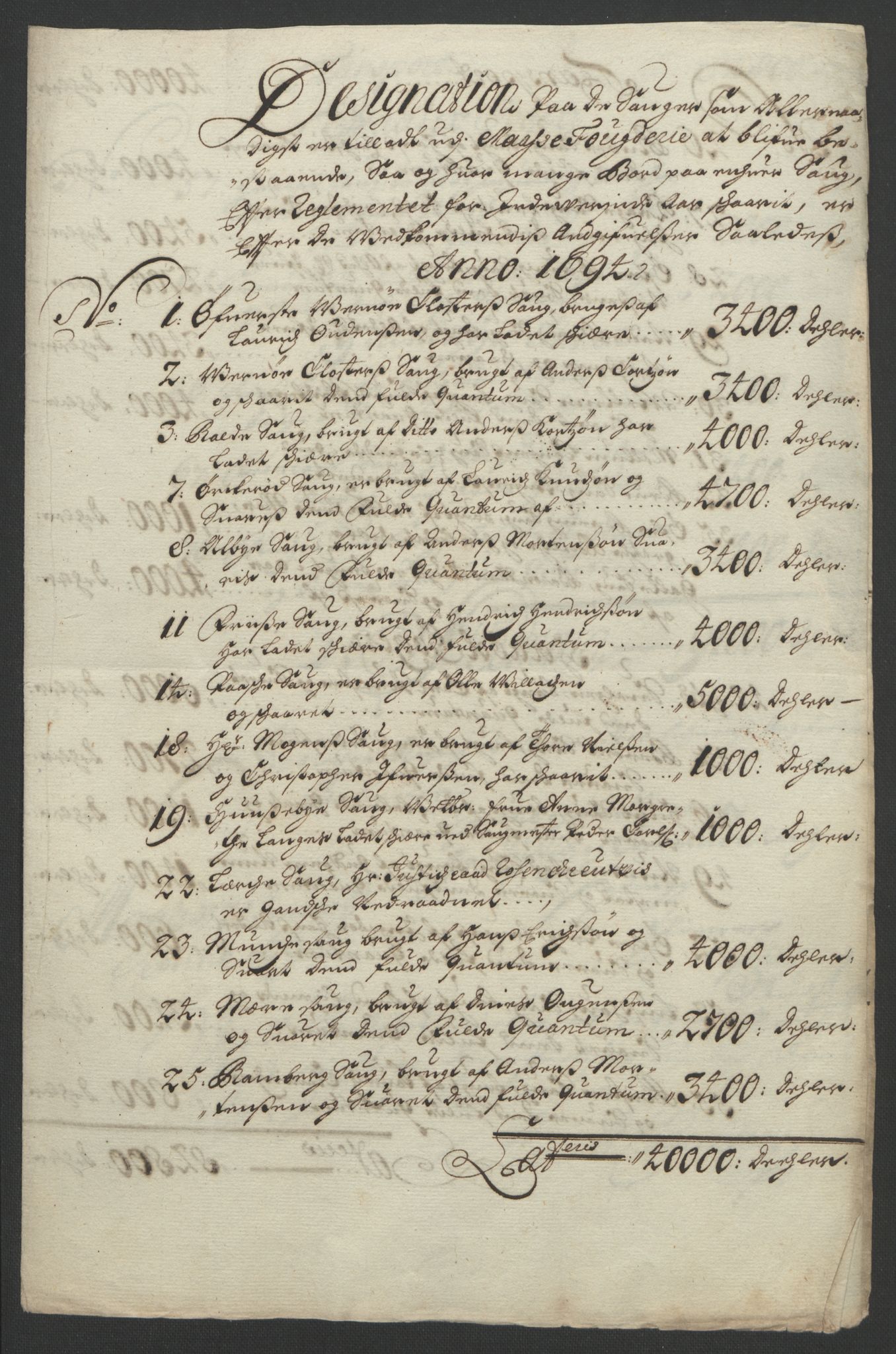 Rentekammeret inntil 1814, Reviderte regnskaper, Fogderegnskap, RA/EA-4092/R03/L0121: Fogderegnskap Onsøy, Tune, Veme og Åbygge fogderi, 1694, p. 239