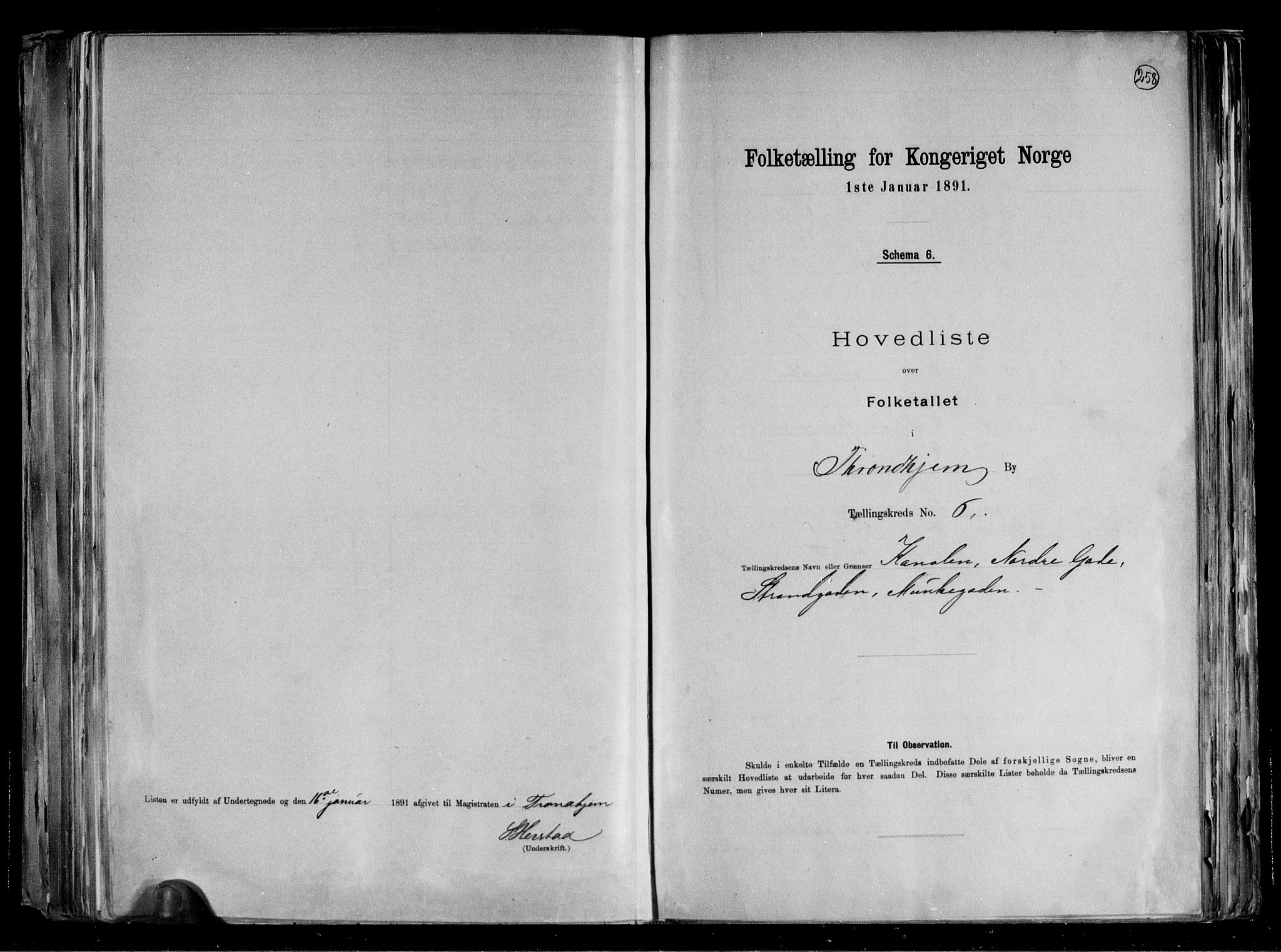 RA, 1891 census for 1601 Trondheim, 1891, p. 19