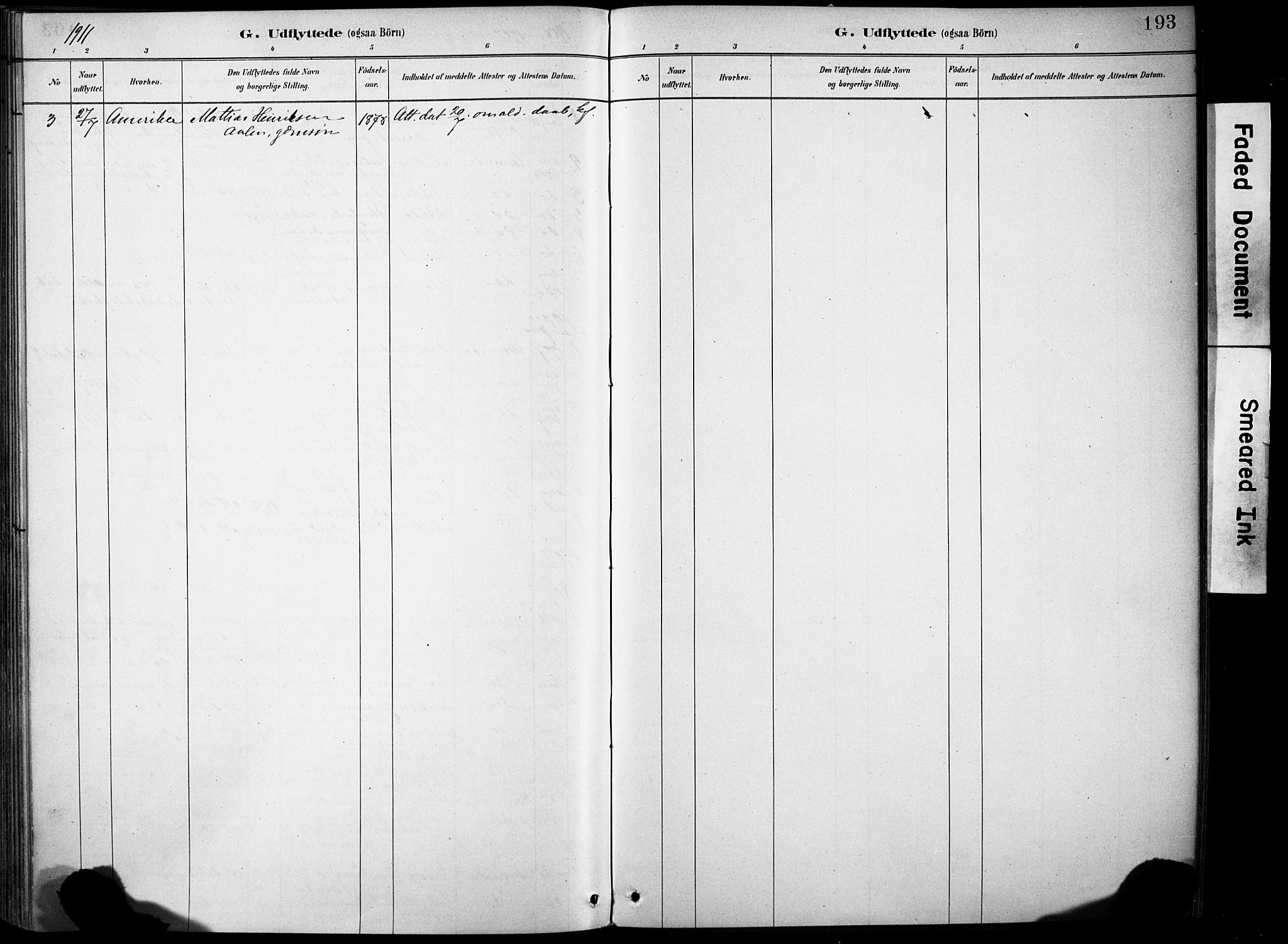 Førde sokneprestembete, SAB/A-79901/H/Haa/Haae/L0001: Parish register (official) no. E 1, 1881-1911, p. 193