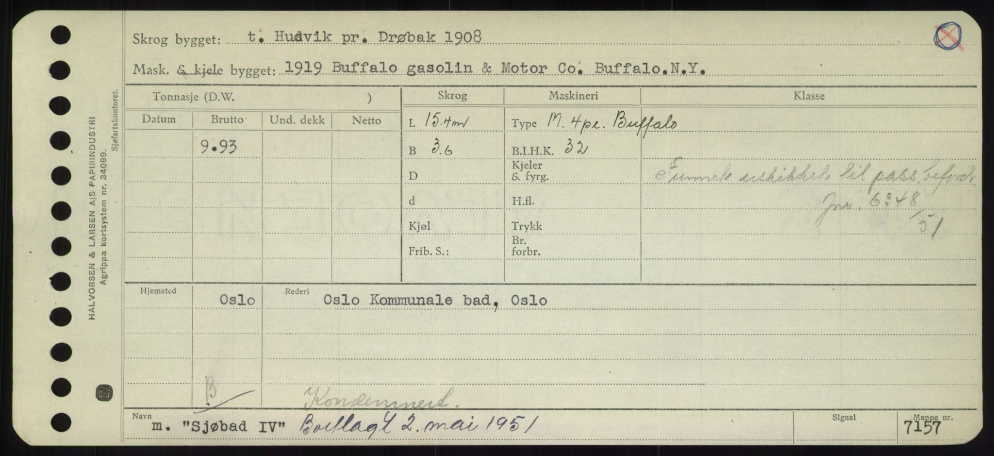 Sjøfartsdirektoratet med forløpere, Skipsmålingen, RA/S-1627/H/Hd/L0033: Fartøy, Sevi-Sjø, p. 335