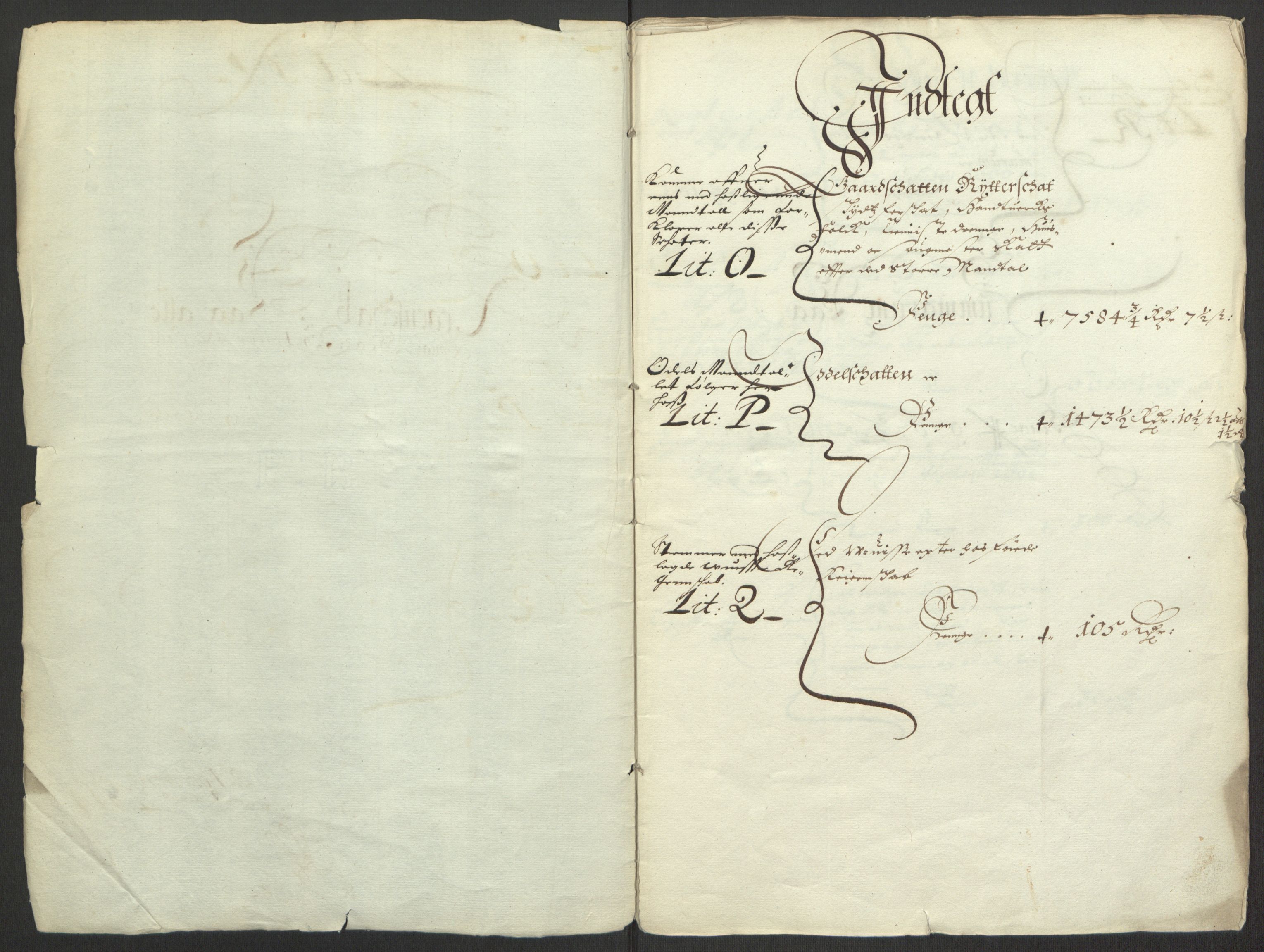 Rentekammeret inntil 1814, Reviderte regnskaper, Fogderegnskap, RA/EA-4092/R35/L2055: Fogderegnskap Øvre og Nedre Telemark, 1664, p. 4