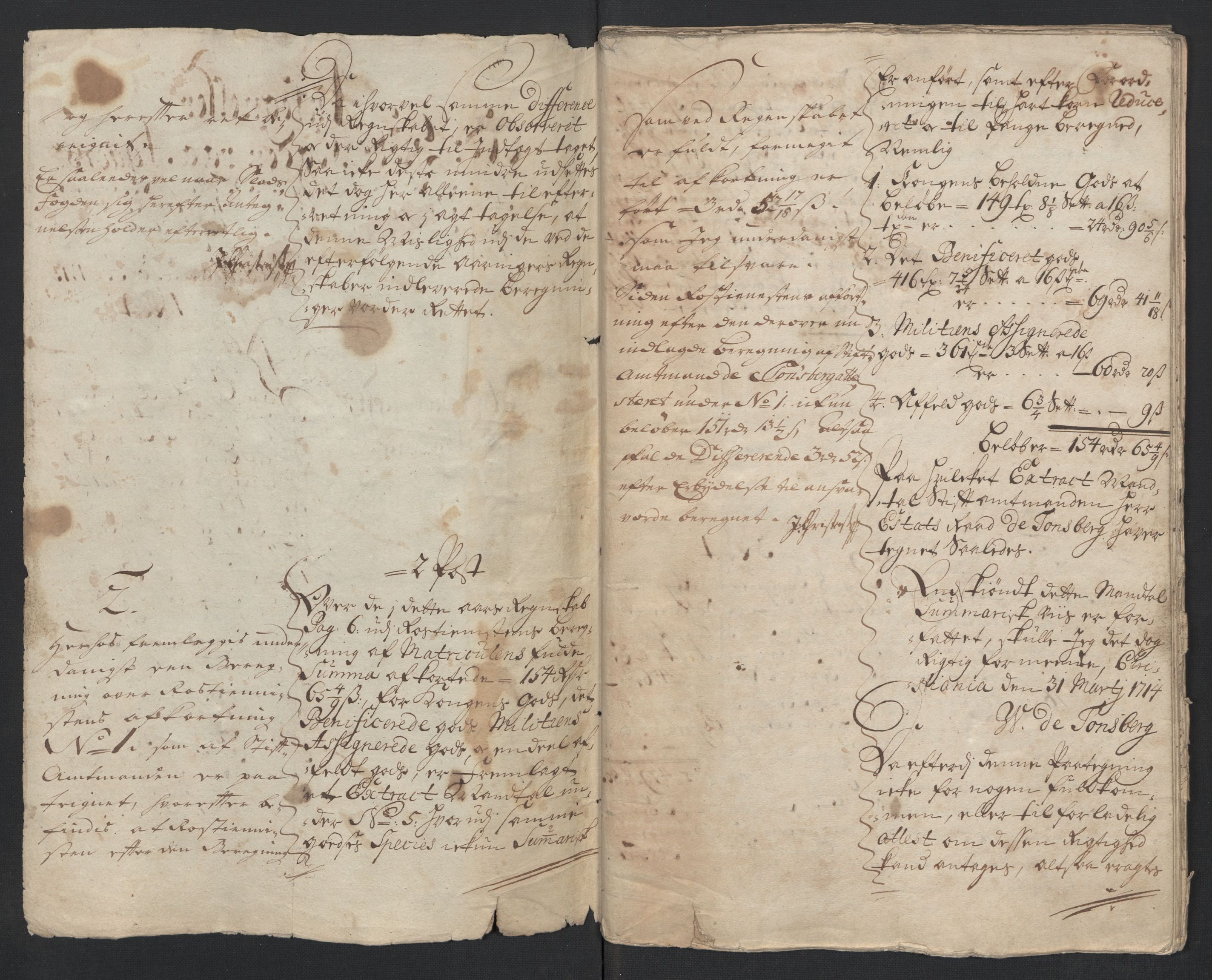 Rentekammeret inntil 1814, Reviderte regnskaper, Fogderegnskap, AV/RA-EA-4092/R10/L0452: Fogderegnskap Aker og Follo, 1714, p. 4