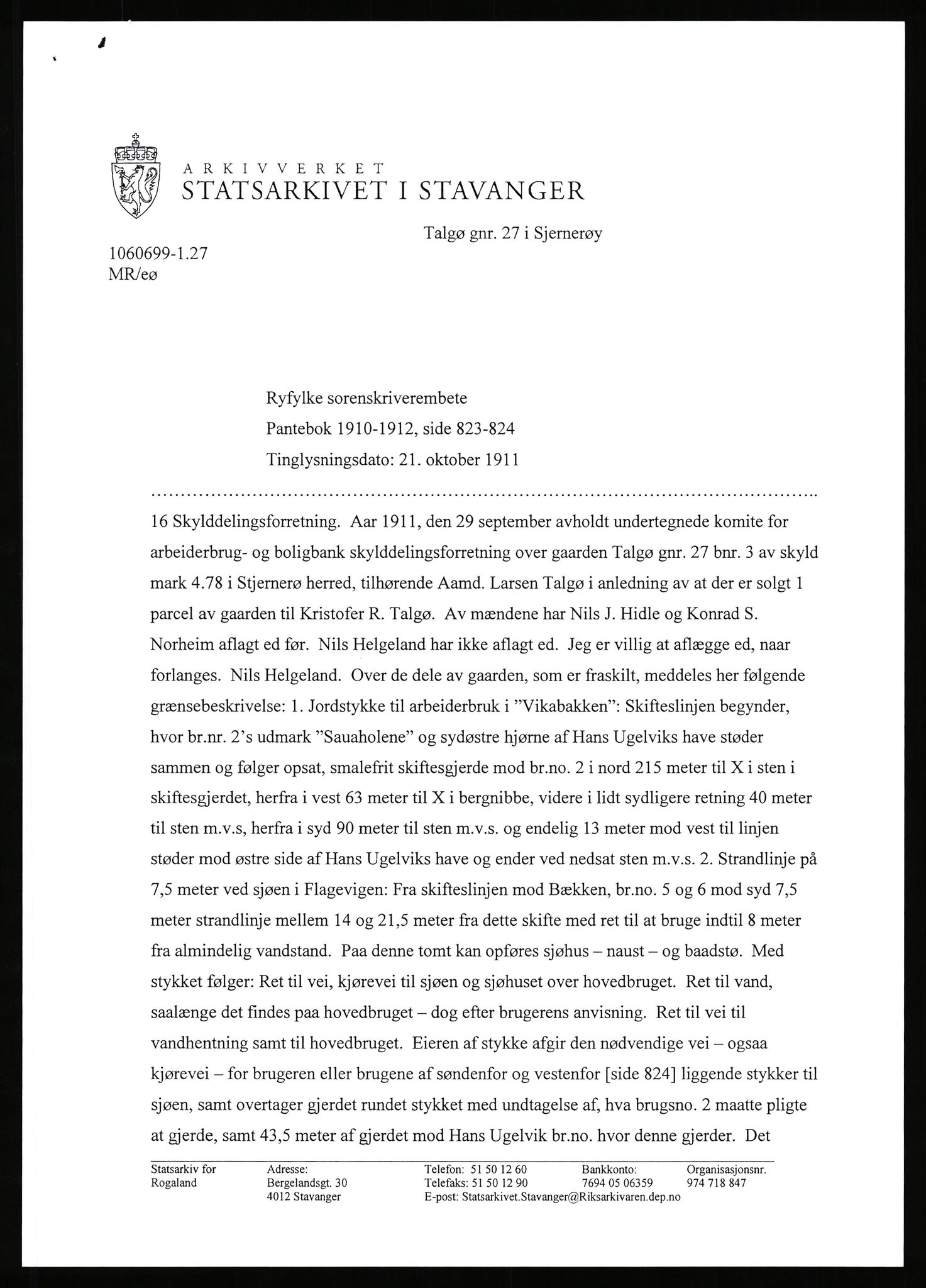 Statsarkivet i Stavanger, AV/SAST-A-101971/03/Y/Yj/L0085: Avskrifter sortert etter gårdsnavn: Sørhus - Tastad øvre, 1750-1930, p. 417