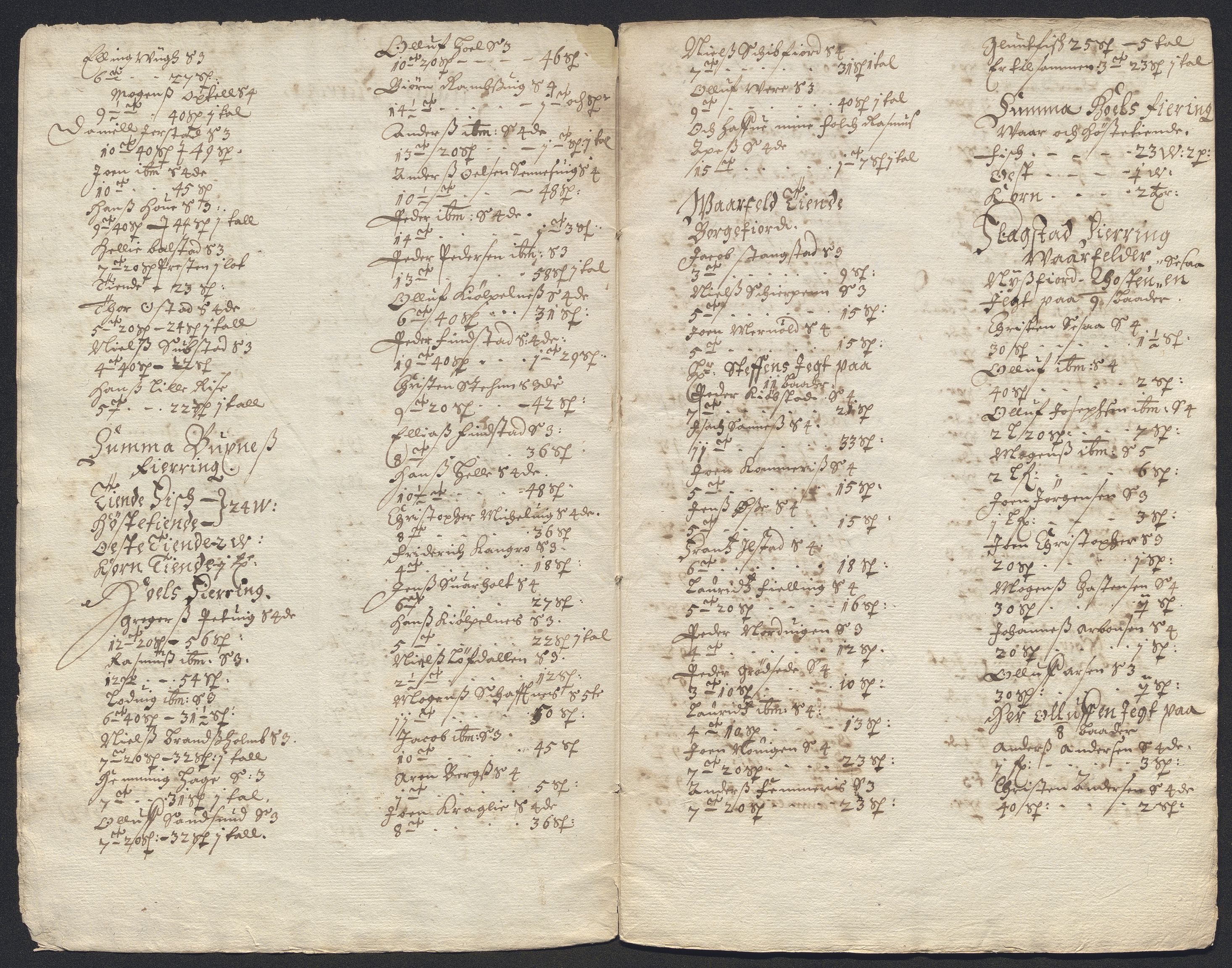 Rentekammeret inntil 1814, Reviderte regnskaper, Kirkeregnskap, AV/RA-EA-4067/Rf/L0118: Kirkeregnskap, 1643-1689, p. 293