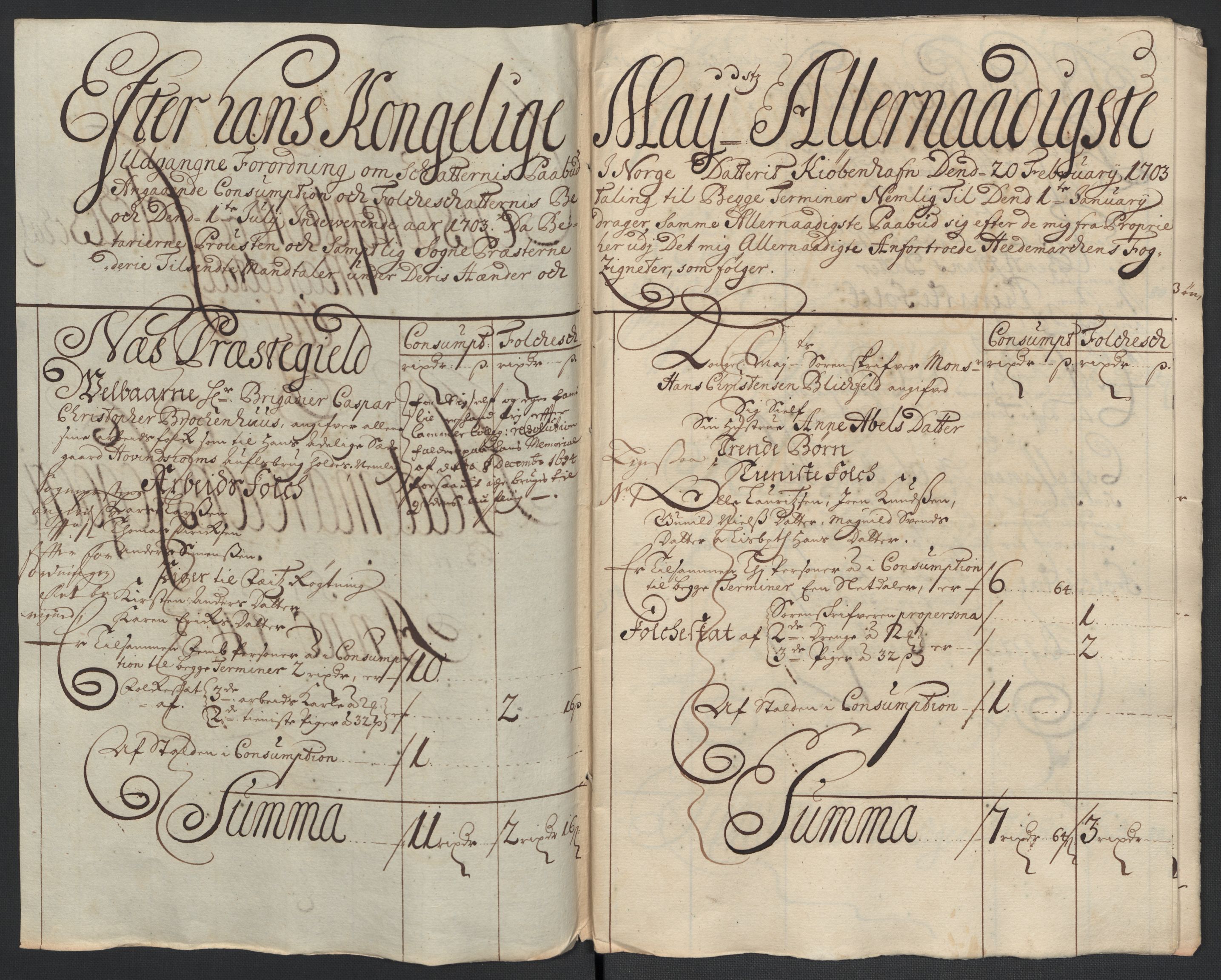 Rentekammeret inntil 1814, Reviderte regnskaper, Fogderegnskap, RA/EA-4092/R16/L1041: Fogderegnskap Hedmark, 1703-1704, p. 101