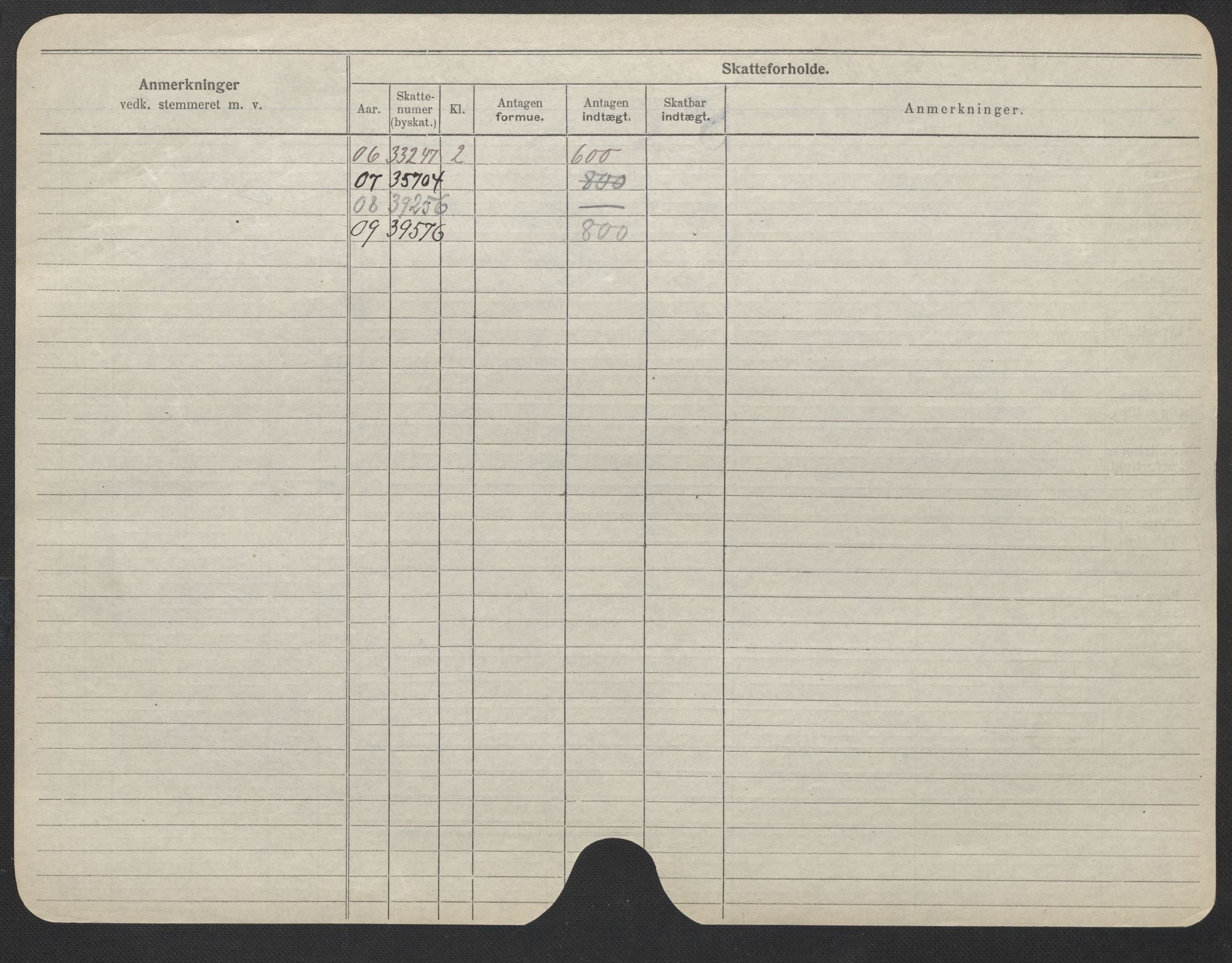 Oslo folkeregister, Registerkort, AV/SAO-A-11715/F/Fa/Fac/L0023: Kvinner, 1906-1914, p. 1134b