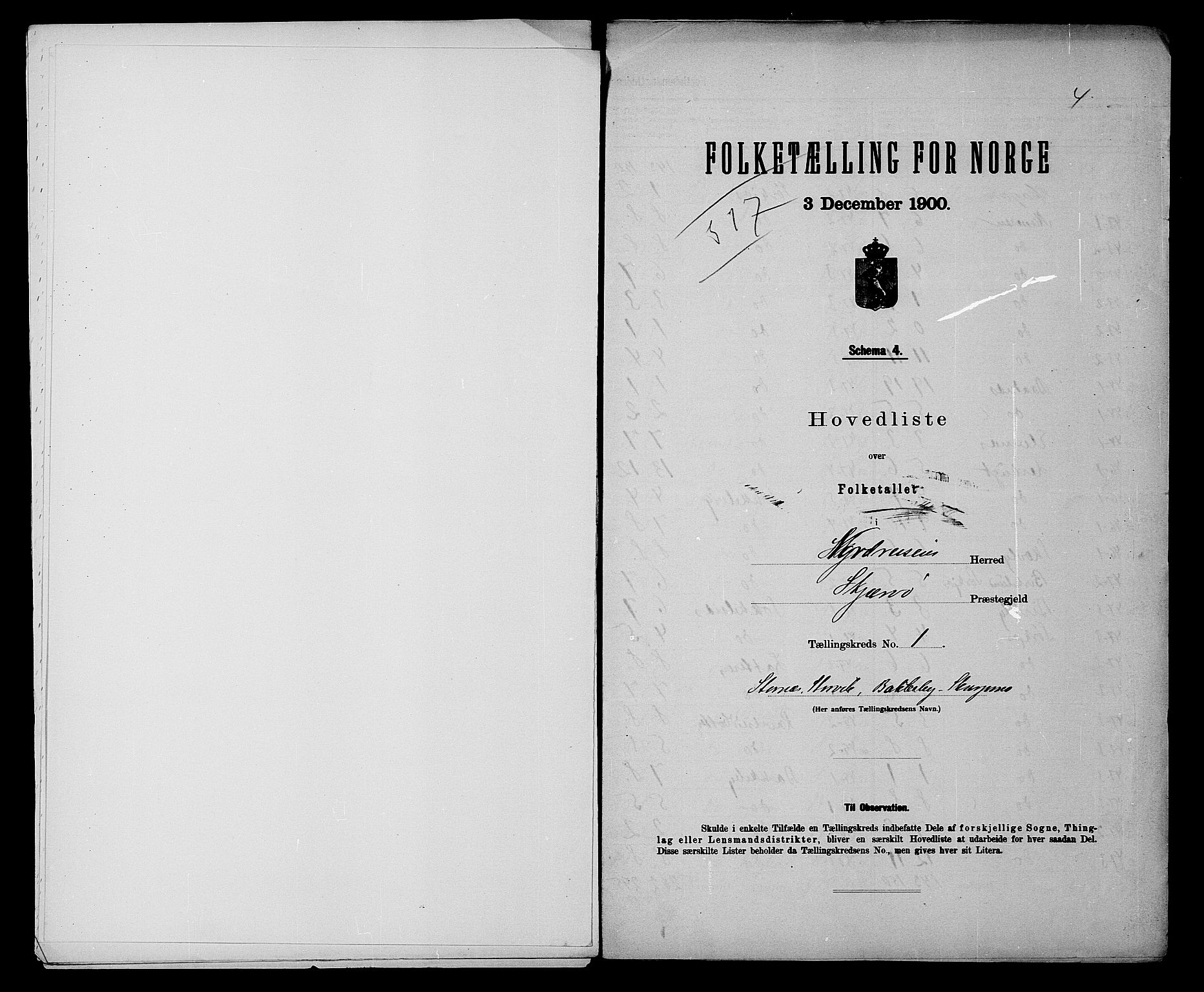 SATØ, 1900 census for Nordreisa, 1900, p. 6