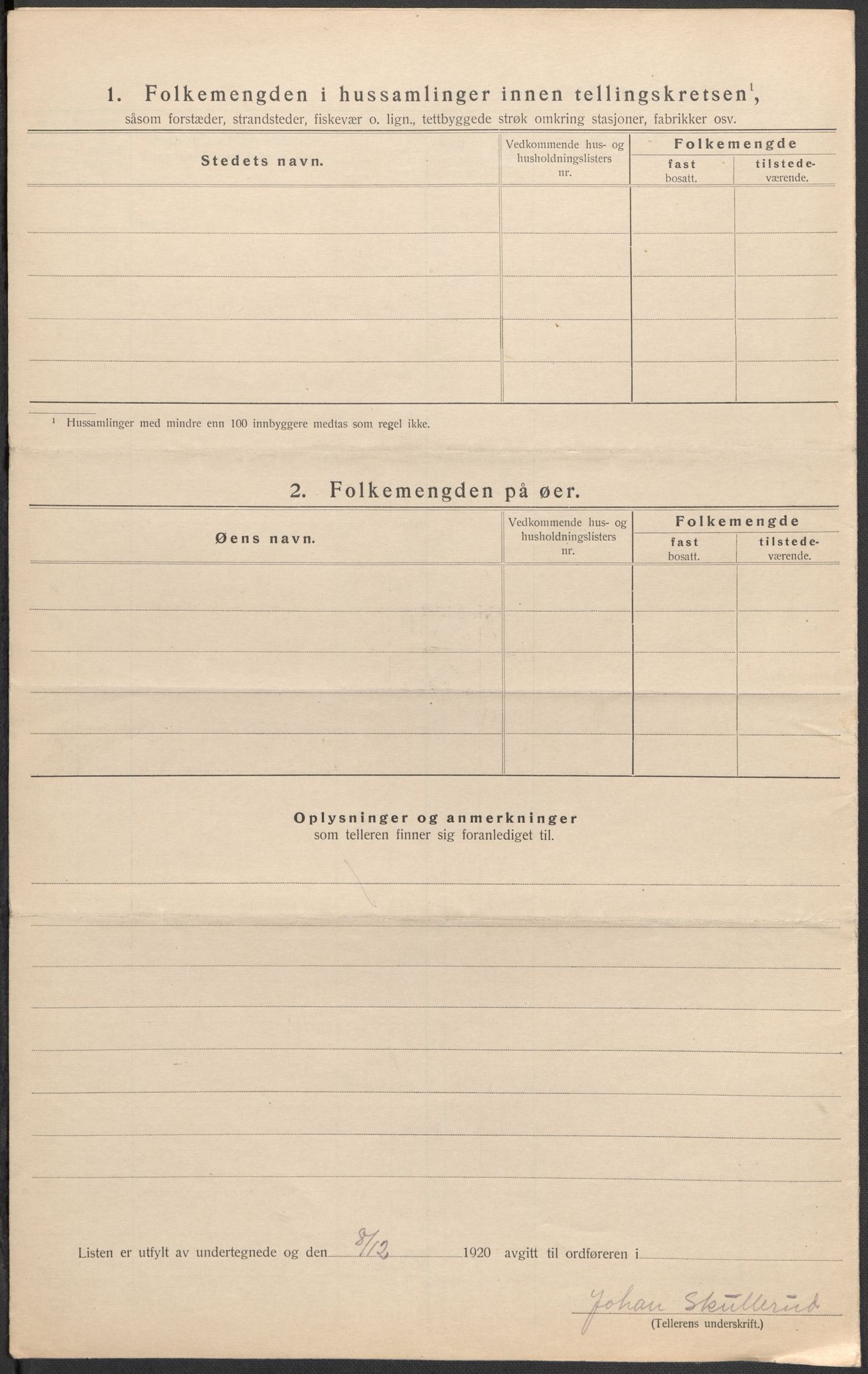 SAO, 1920 census for Høland, 1920, p. 51