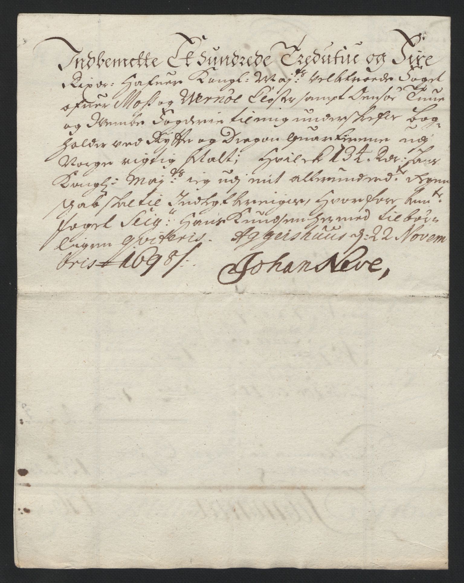 Rentekammeret inntil 1814, Reviderte regnskaper, Fogderegnskap, RA/EA-4092/R04/L0127: Fogderegnskap Moss, Onsøy, Tune, Veme og Åbygge, 1698, p. 117