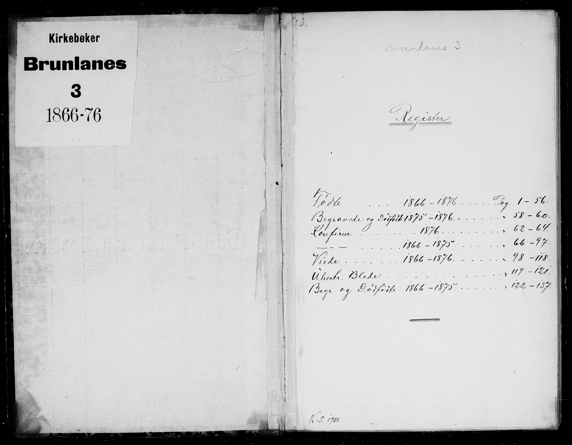 Brunlanes kirkebøker, SAKO/A-342/G/Ga/L0002: Parish register (copy) no. I 2, 1866-1876