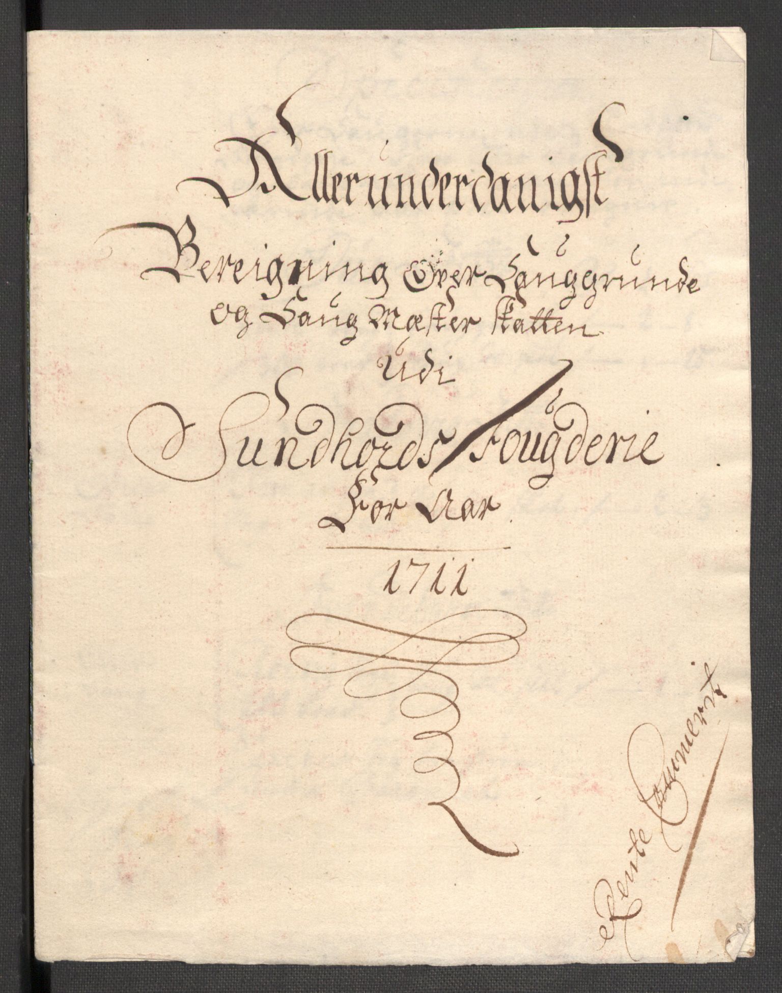 Rentekammeret inntil 1814, Reviderte regnskaper, Fogderegnskap, AV/RA-EA-4092/R48/L2987: Fogderegnskap Sunnhordland og Hardanger, 1711, p. 144