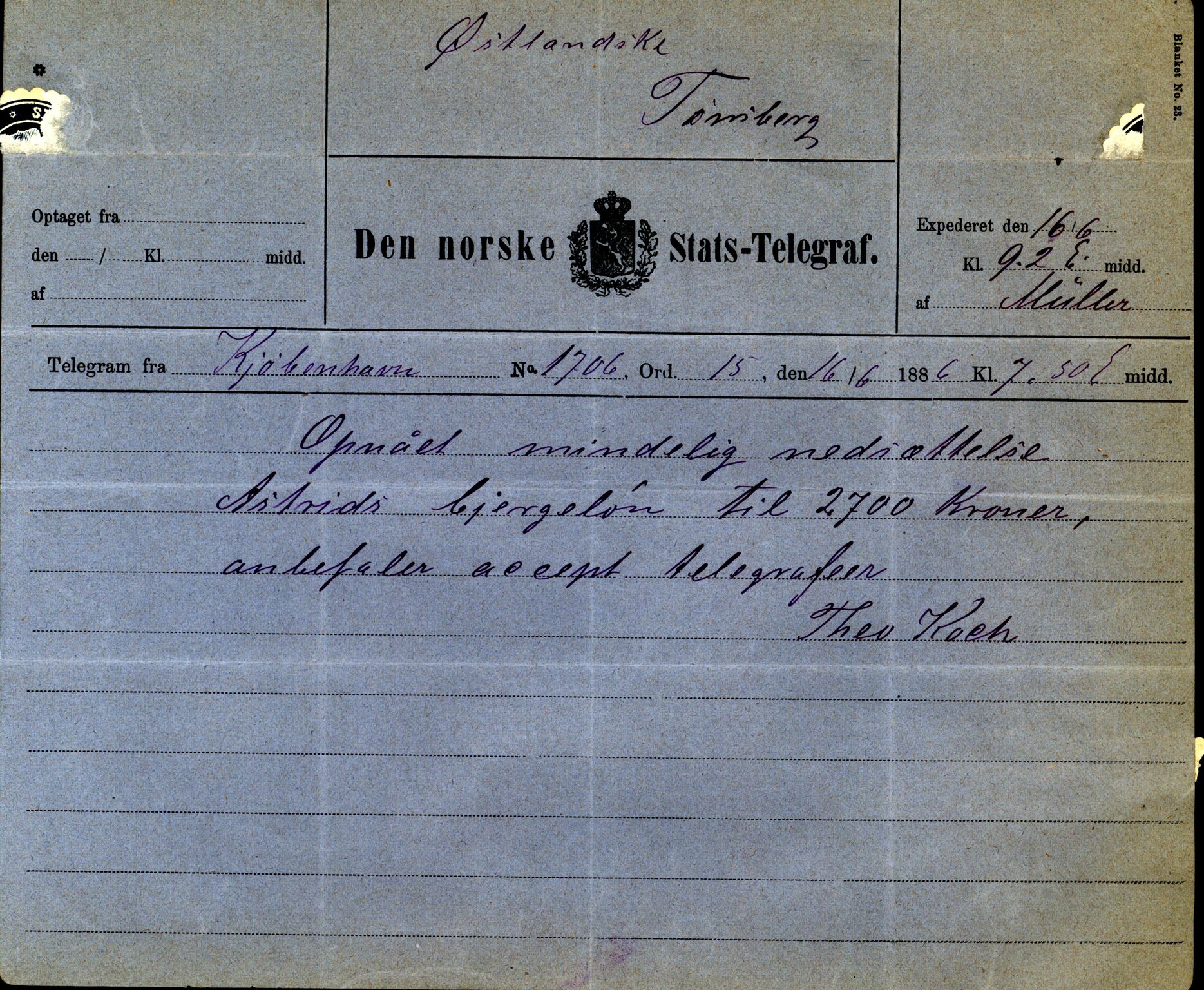 Pa 63 - Østlandske skibsassuranceforening, VEMU/A-1079/G/Ga/L0019/0011: Havaridokumenter / Arica, Astrid, August Herman Franck, Sondre, 1886, p. 25