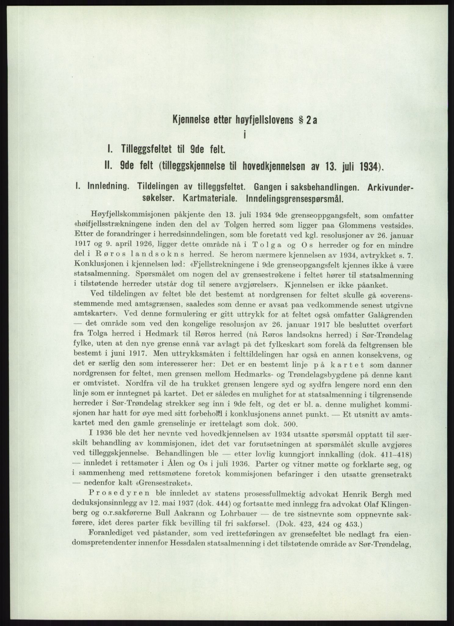 Høyfjellskommisjonen, AV/RA-S-1546/X/Xa/L0001: Nr. 1-33, 1909-1953, p. 4725