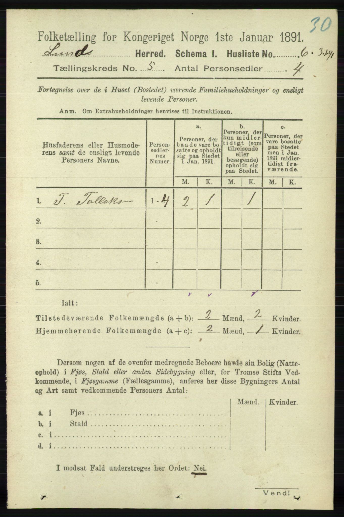 RA, 1891 census for 1112 Lund, 1891, p. 1676