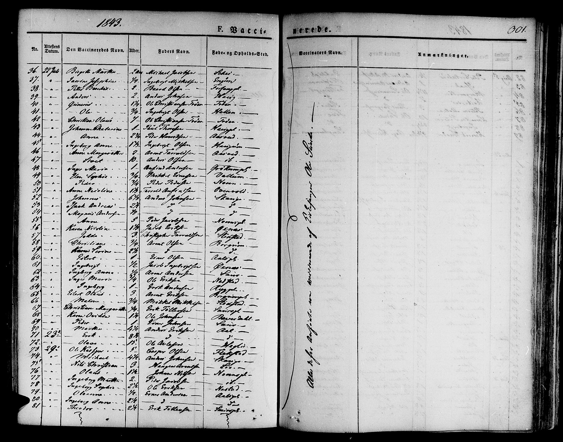 Ministerialprotokoller, klokkerbøker og fødselsregistre - Nord-Trøndelag, SAT/A-1458/746/L0445: Parish register (official) no. 746A04, 1826-1846, p. 301