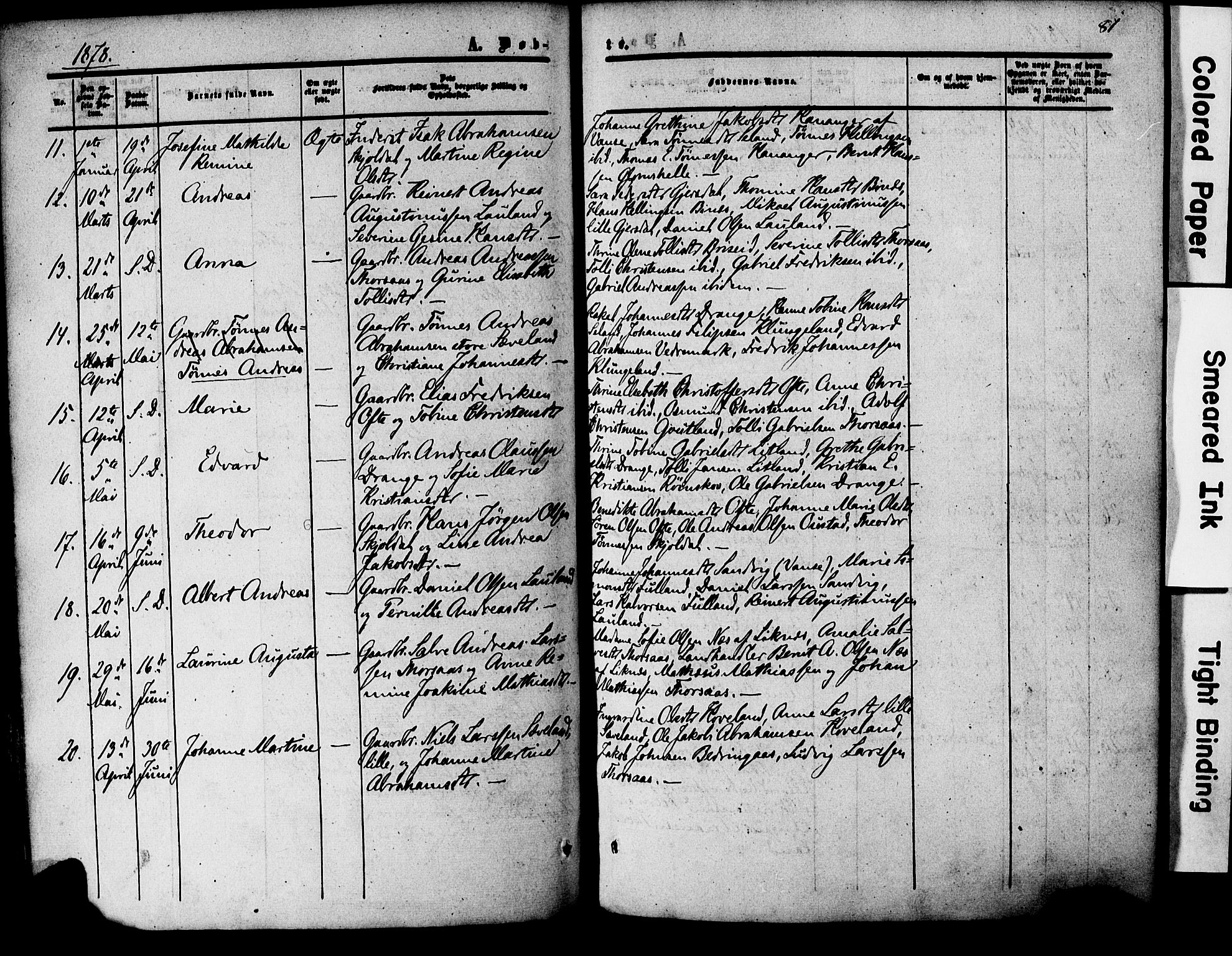 Herad sokneprestkontor, AV/SAK-1111-0018/F/Fa/Faa/L0005: Parish register (official) no. A 5, 1853-1886, p. 81