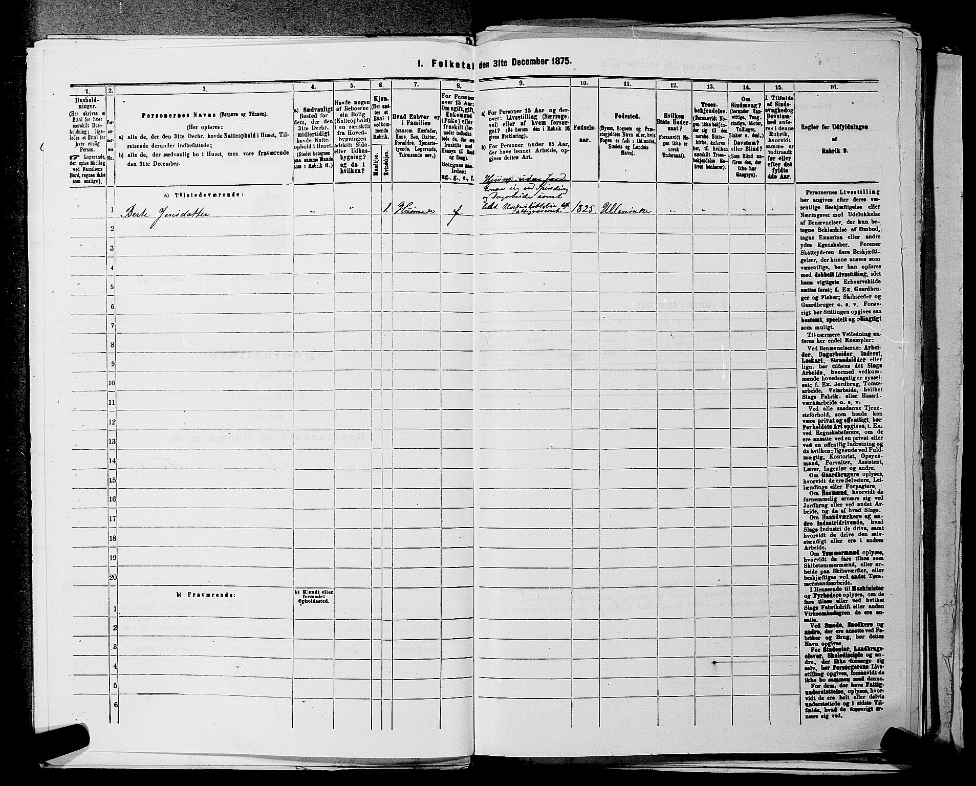 RA, 1875 census for 0235P Ullensaker, 1875, p. 1386