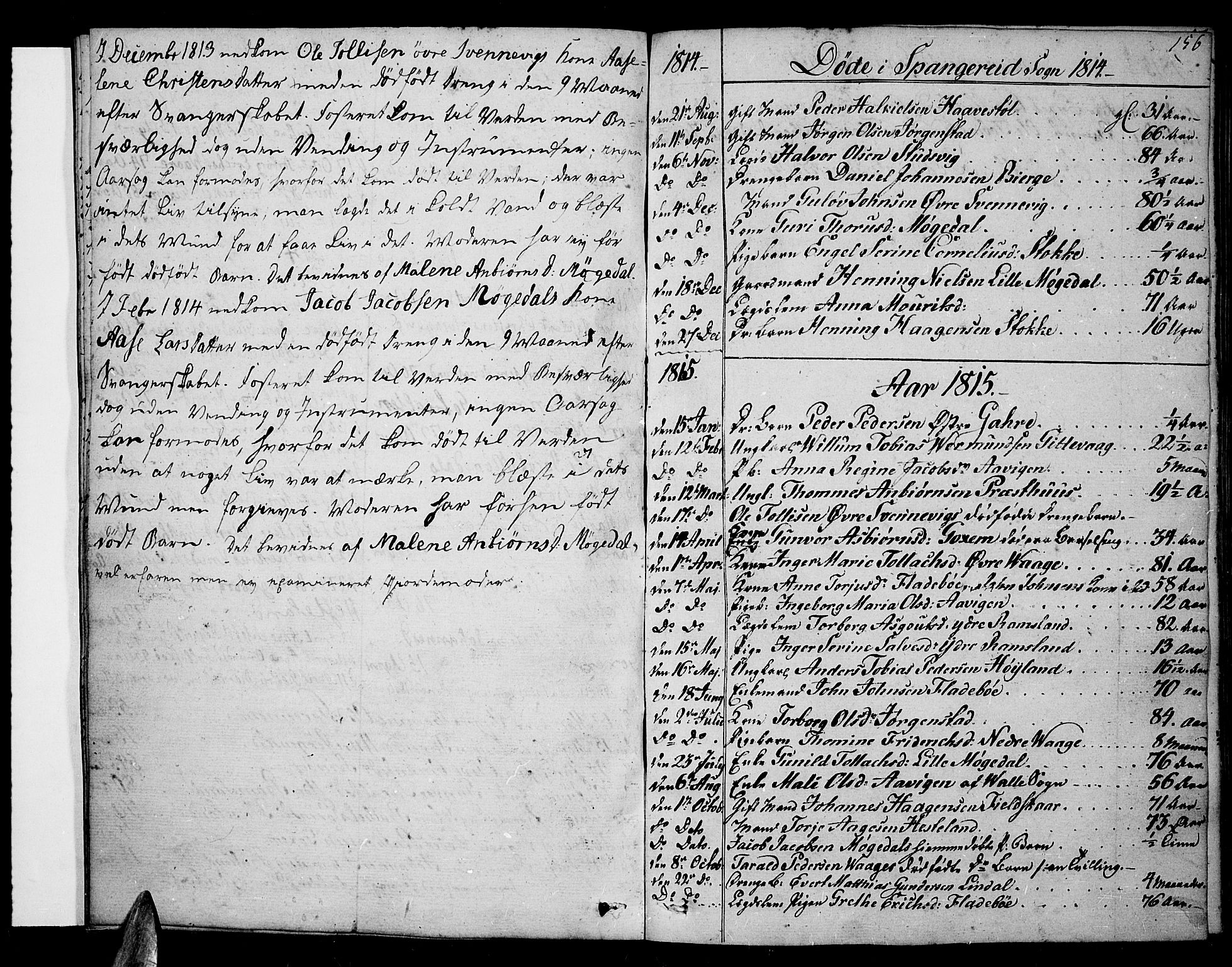 Sør-Audnedal sokneprestkontor, AV/SAK-1111-0039/F/Fa/Fab/L0004: Parish register (official) no. A 4 /2, 1805-1815, p. 156