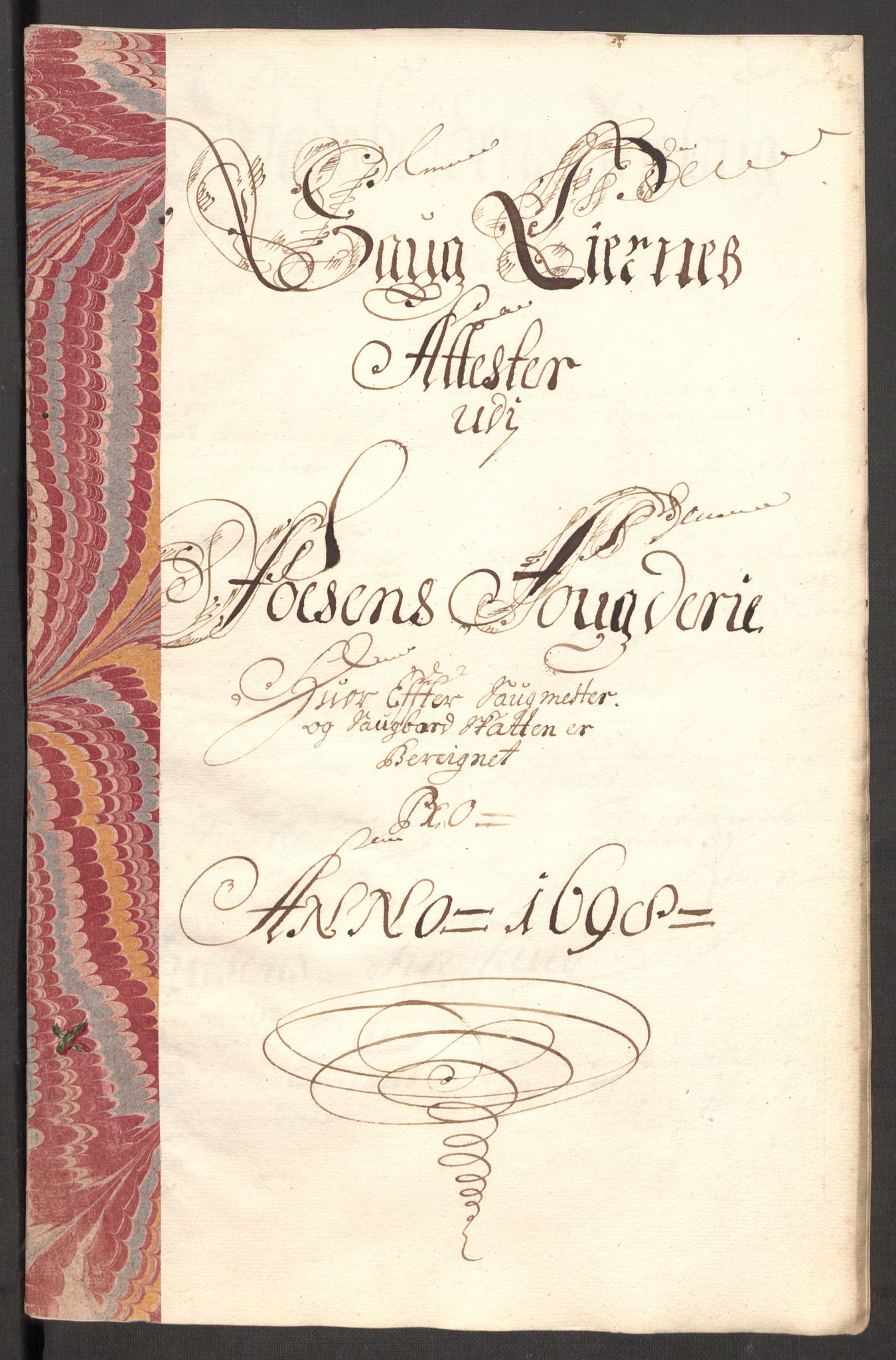 Rentekammeret inntil 1814, Reviderte regnskaper, Fogderegnskap, RA/EA-4092/R57/L3853: Fogderegnskap Fosen, 1698-1699, p. 147